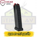 Uçar HS2000 / Springfield XD-9 Tabanca Şarjörü - Mat Siyah (17 Kapasiteli)