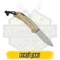 Yerli Çakı Ahşap Sap Ucuz Ekonomik - Açık 18.5 cm Kapalı 10.5 cm