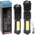 YT-81022 Zoomlu Type-C Şarjlı Profesyonel LED El Feneri
