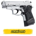 Zoraki 2914 Parlak Krom Kurusıkı Ses Tabancası (9mm P.A.K. - 14+1 Kapasiteli)