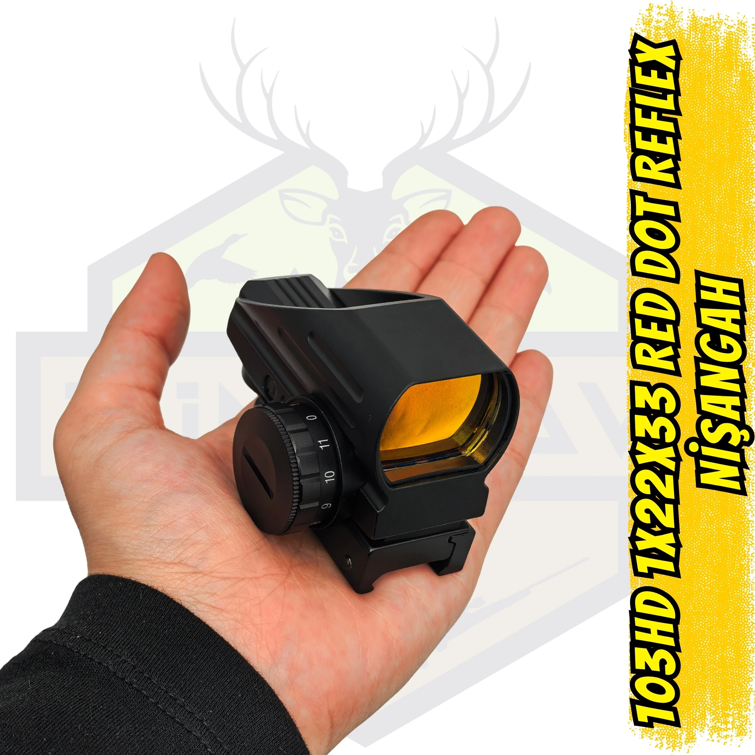 103HD 1x22x33 Açık Reflex Taktik Red Dot Nişangah