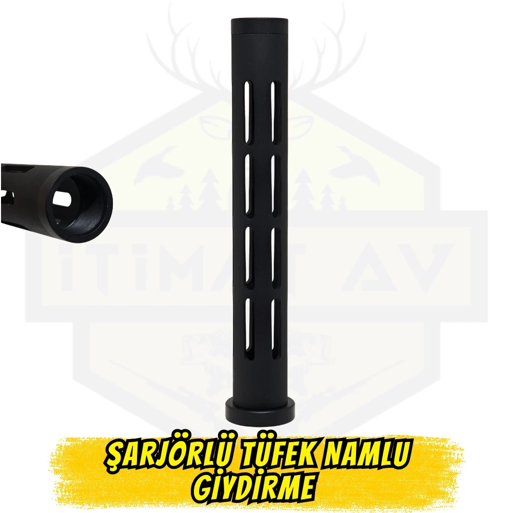 12 Kalibre Namlu Giydirme Metal - 21 cm (Estetik Modifiye Görüntü)