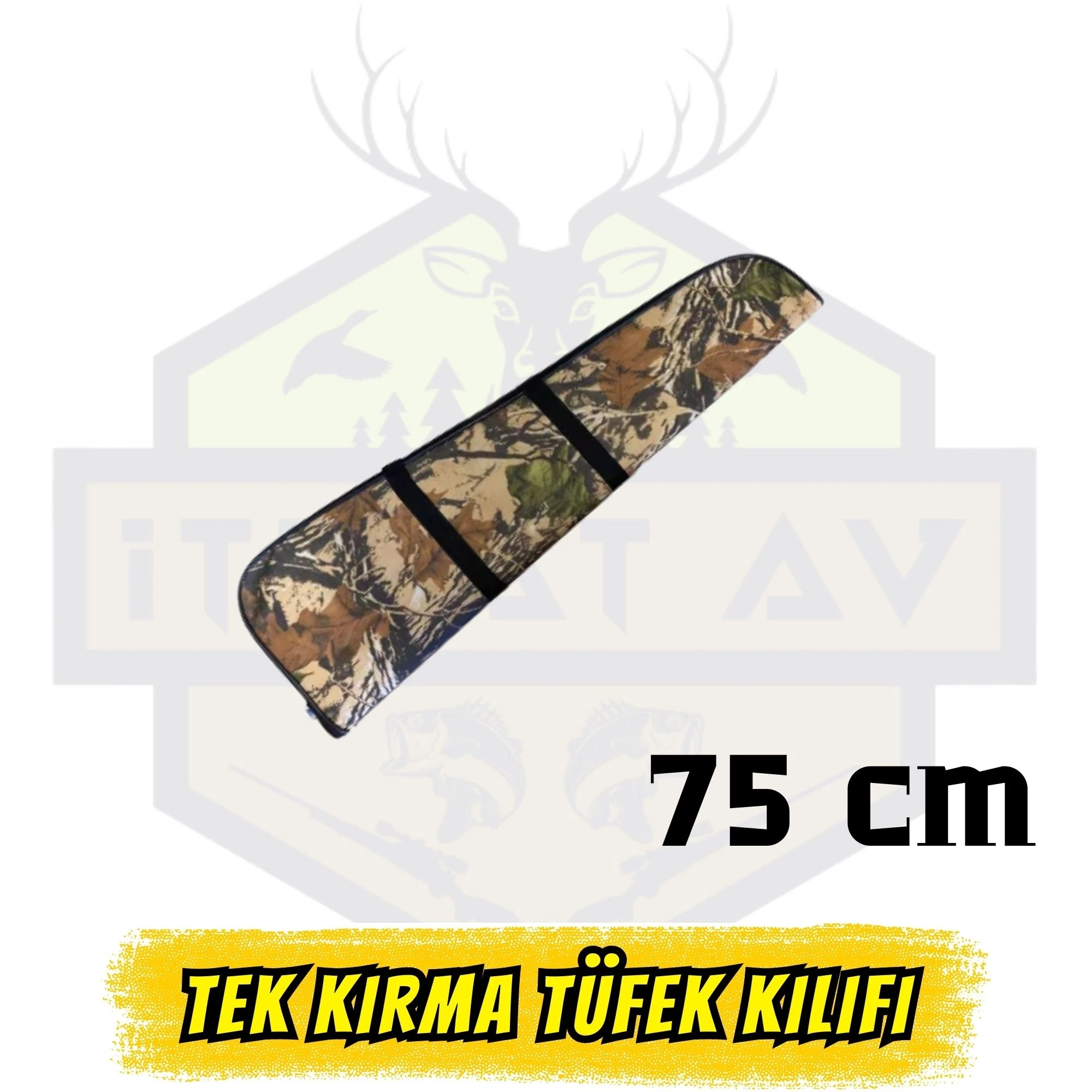 Tek Kırma Tüfek Kılıfı 75 cm - Kompakt Avcı Taşıma Çantası