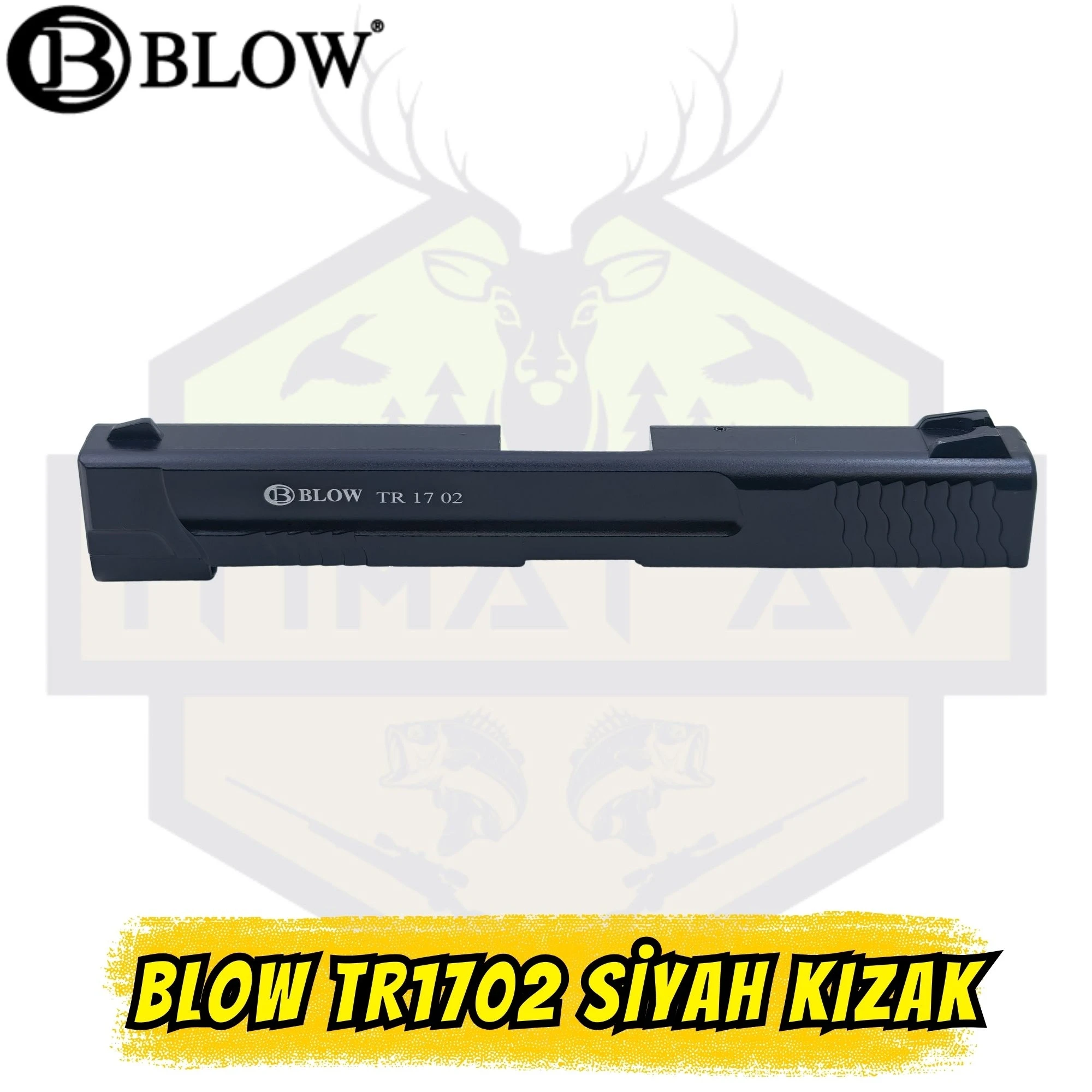 Blow TR1702 Kurusıkı Tabanca Üst Kızak (Sürgü) - Mat Siyah Orijinal