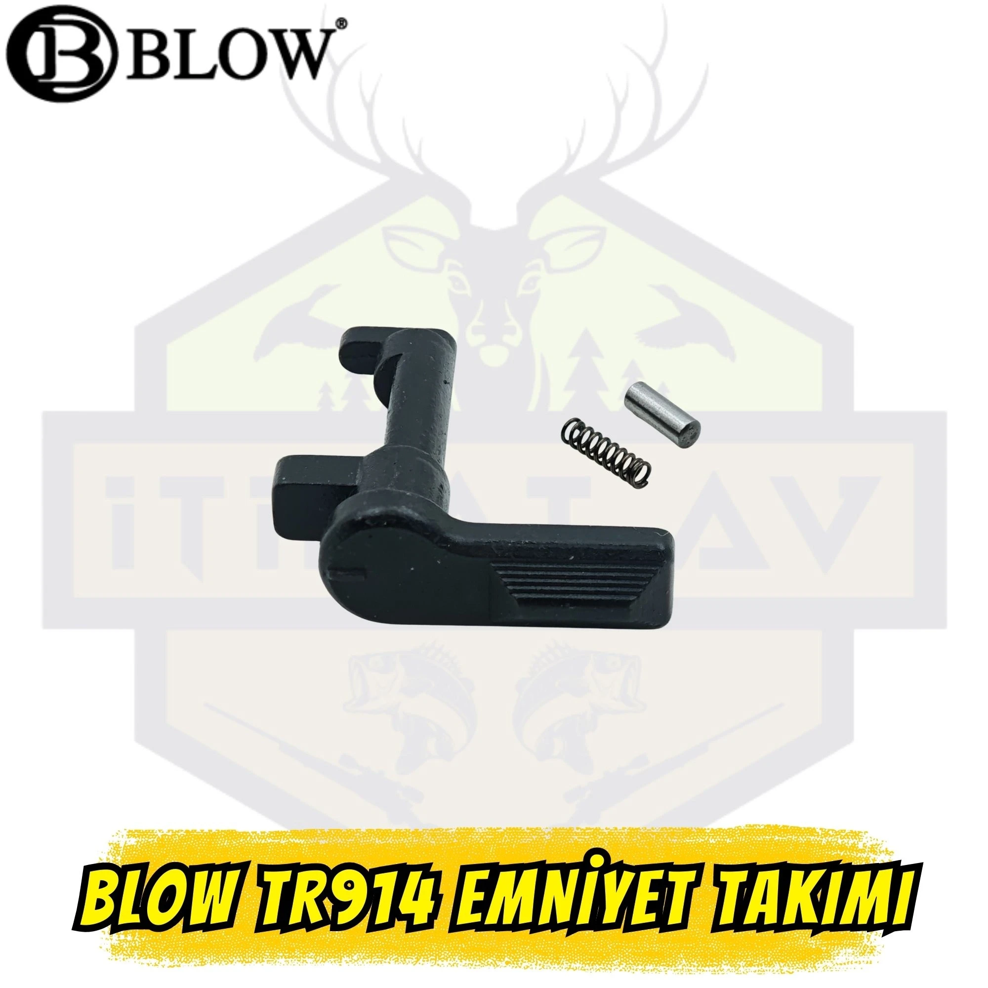 Blow 914 Serisi Komple Emniyet Mandalı Seti (Mandal + Yay + Pim) - Tüm Versiyonlarla Uyumlu