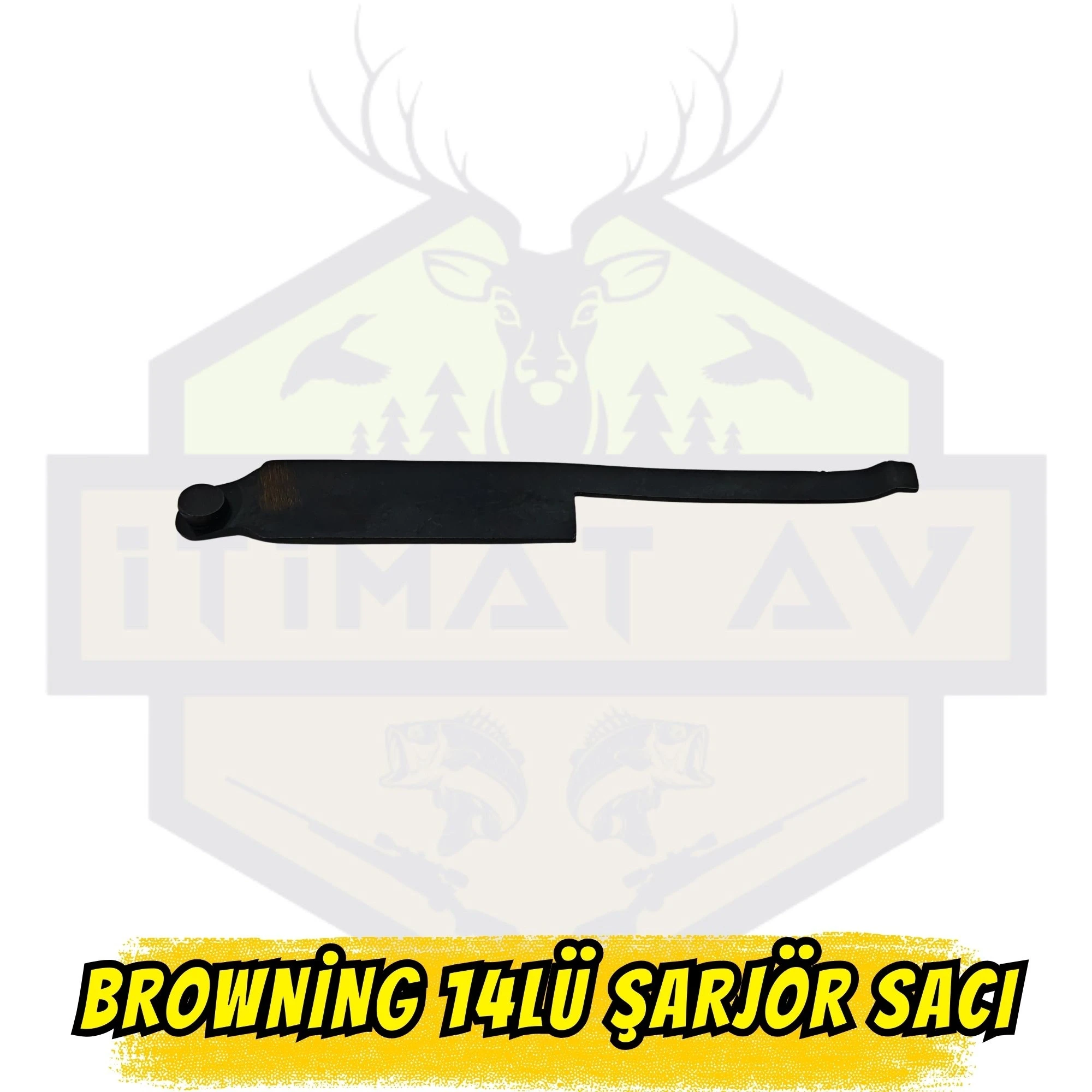 Browning Hi-Power (14lü) Şarjör Sacı - Yüksek Mukavemetli Çelik Gövde