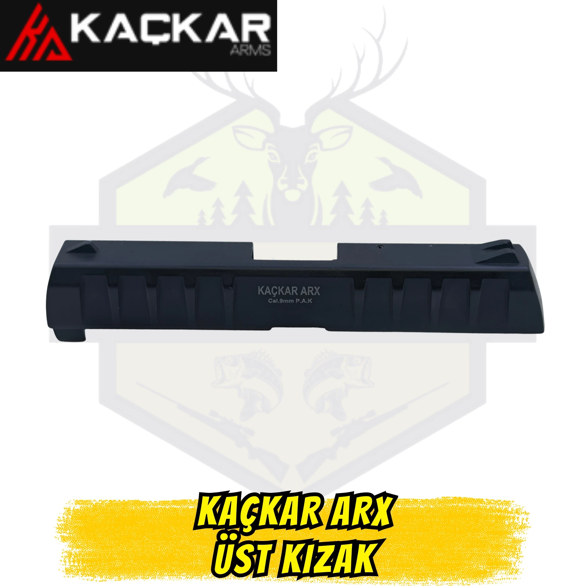 Kaçkar ARX Orijinal Üst Kızak (Sürgü) - Mat Siyah
