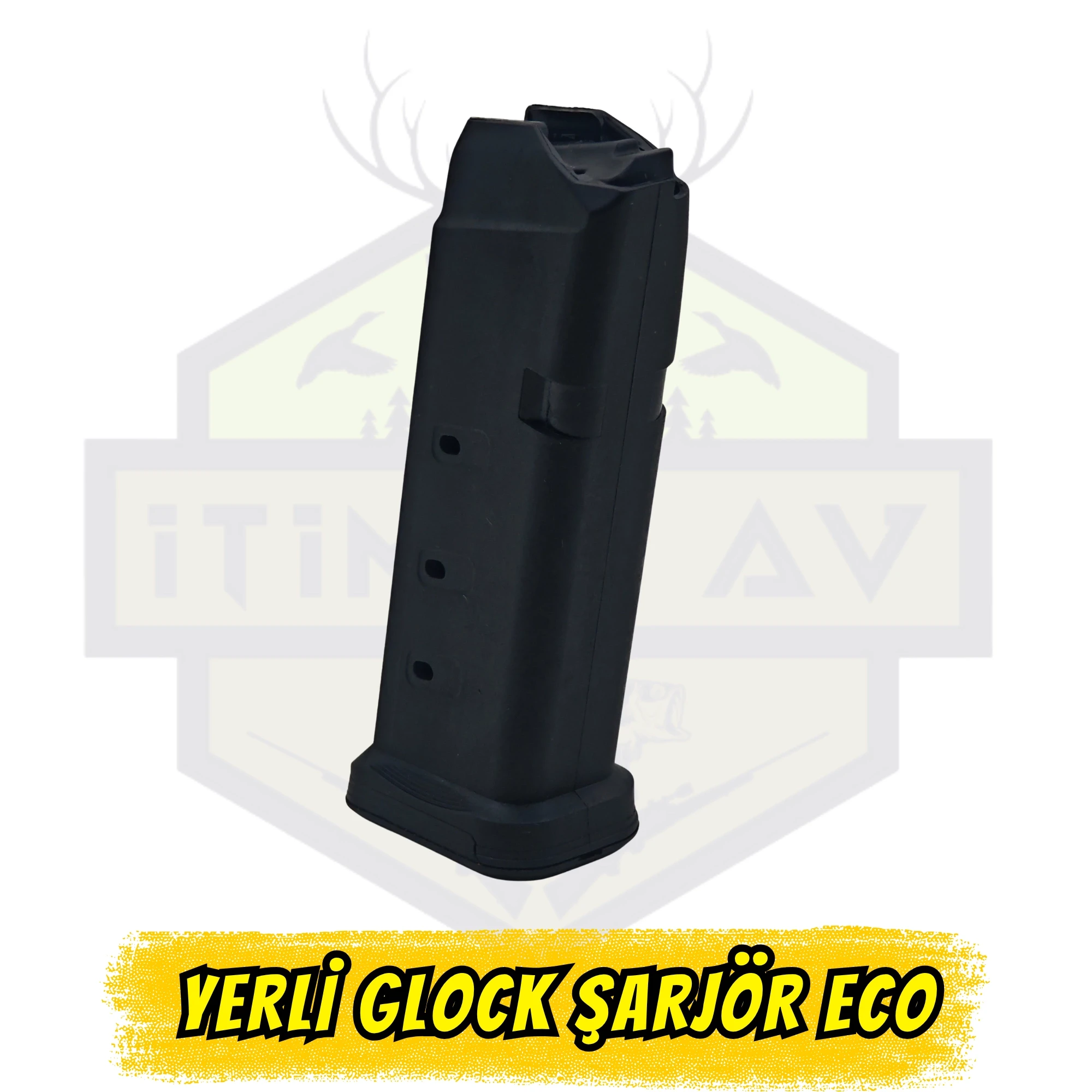 Glock Uyumlu 15li Yedek Şarjör - Yerli Üretim Ekonomik (ECO)