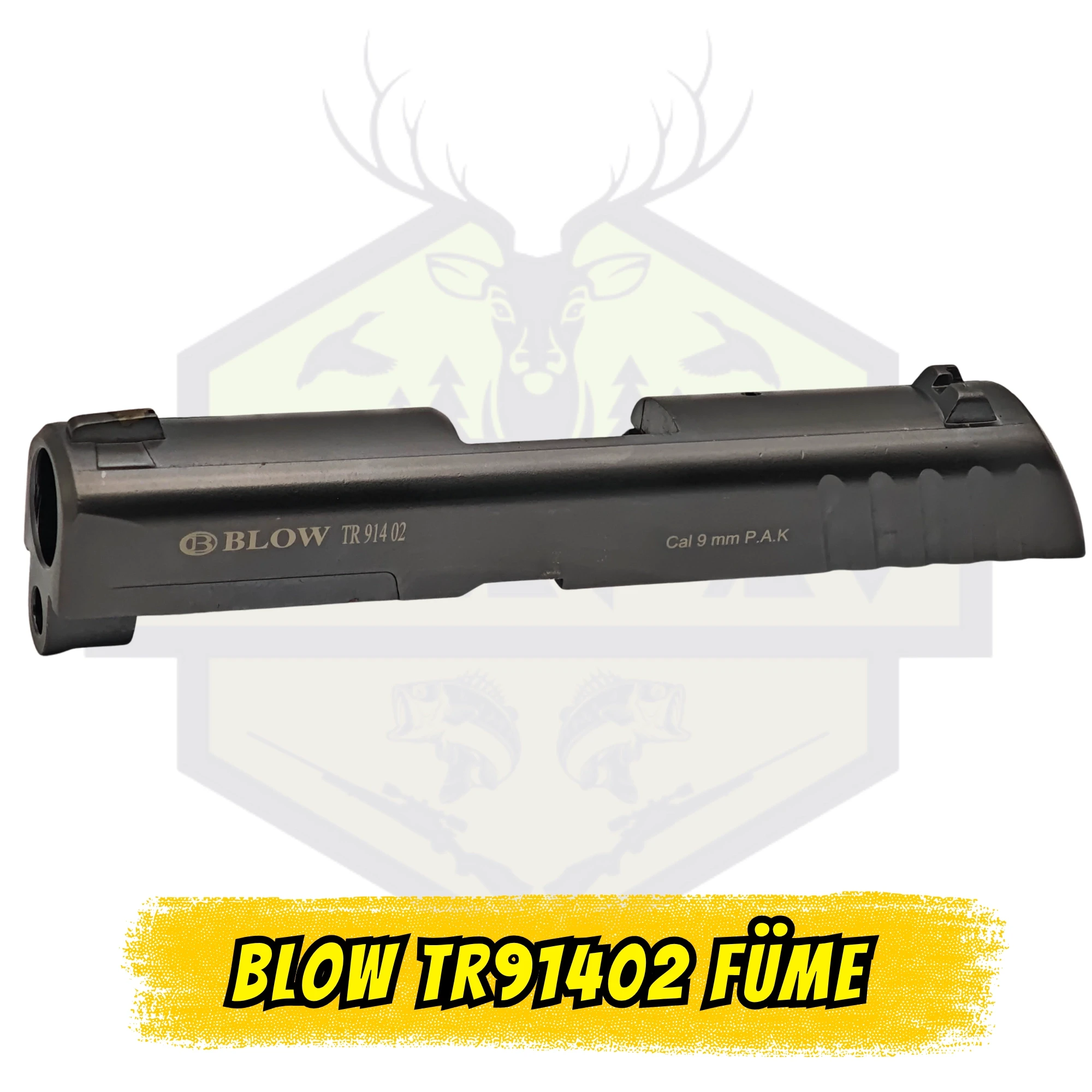 Blow TR91402 Kurusıkı Tabanca Üst Kızak - Füme Renk Yedek Parça
