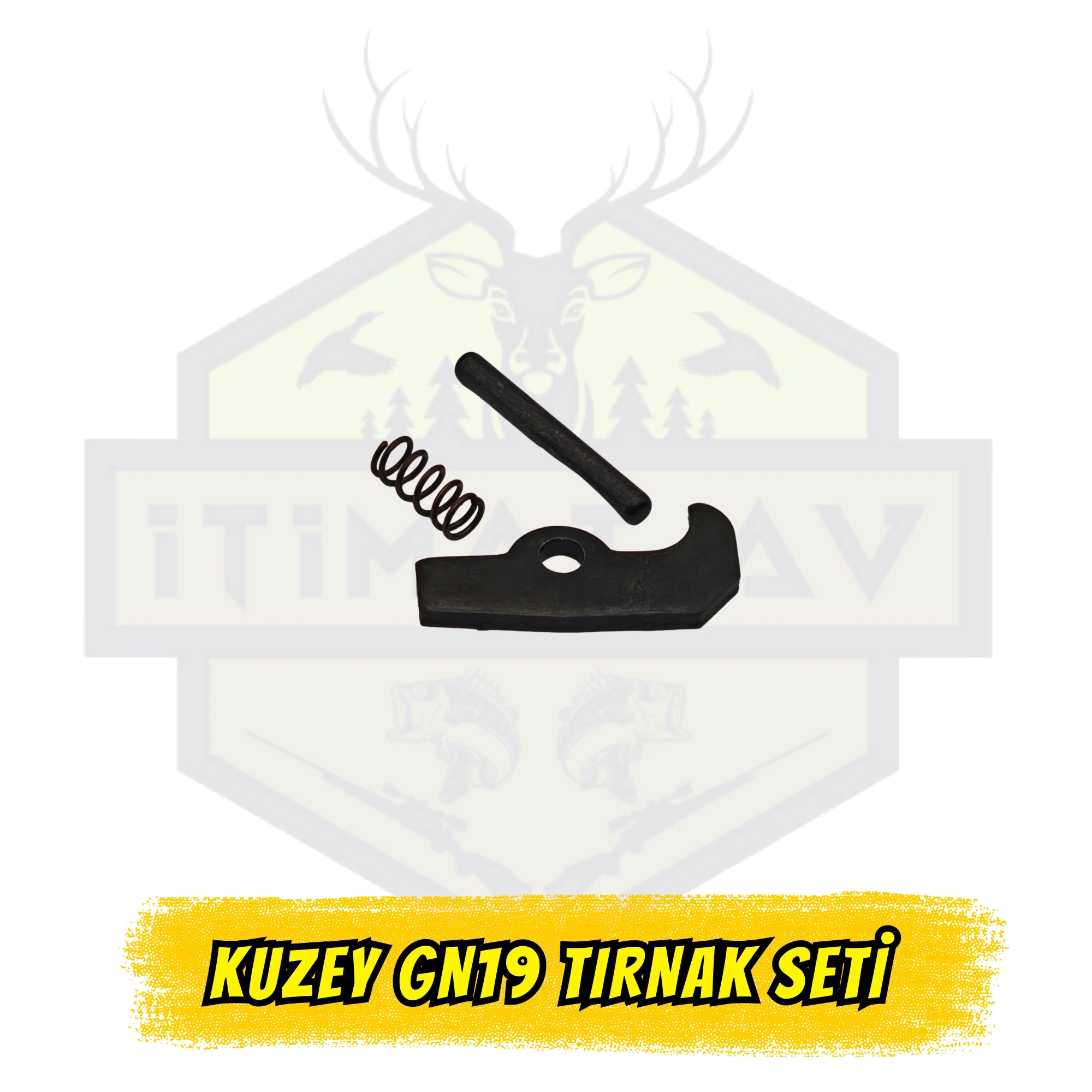 Kuzey GN19 Kurusıkı Tabanca Tırnak Seti - Komple Tahliye Takımı (3 Parça)