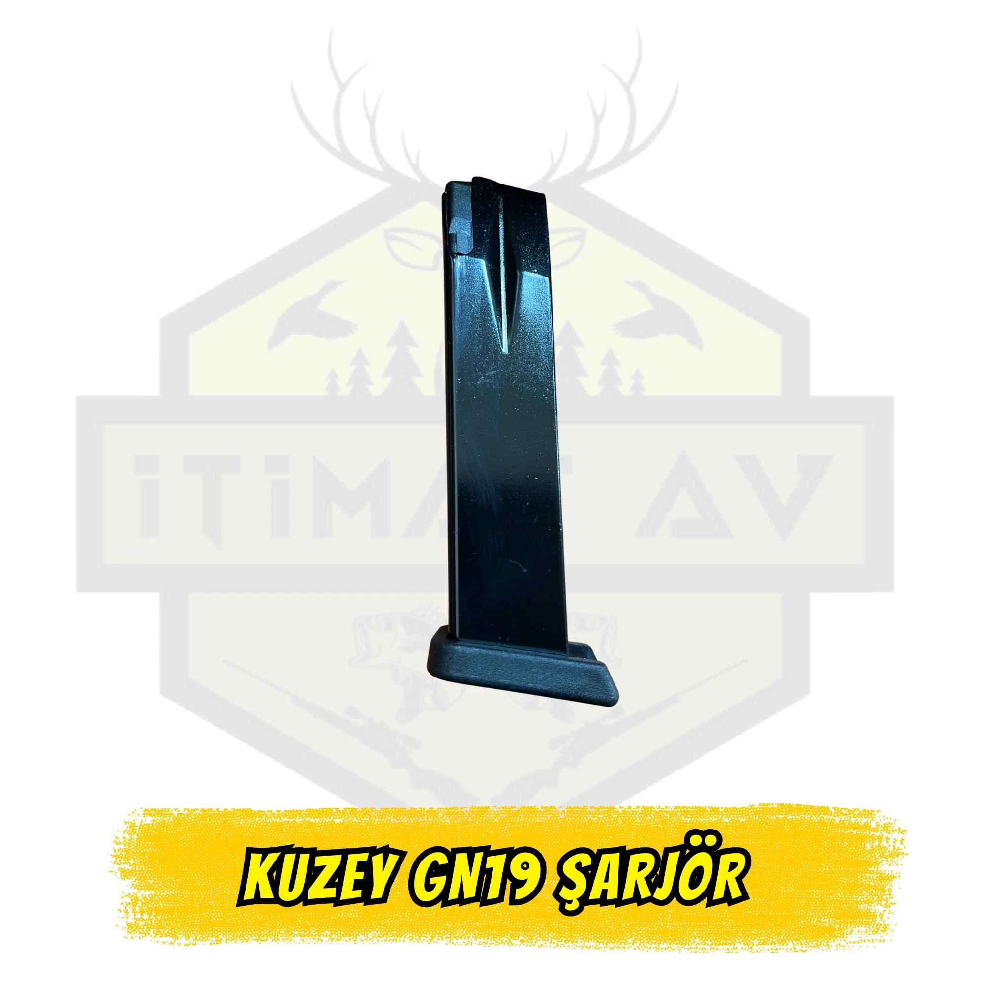 Kuzey GN19 Kurusıkı Tabanca Şarjörü - 14+1 Kapasiteli Orijinal Yedek Şarjör