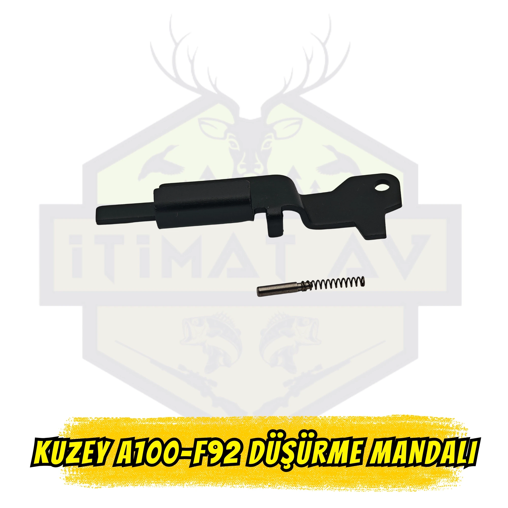 Kuzey A100 - F92 Sürgü Düşürme Mandalı (Slide Release) - Siyah Orijinal Yedek Parça