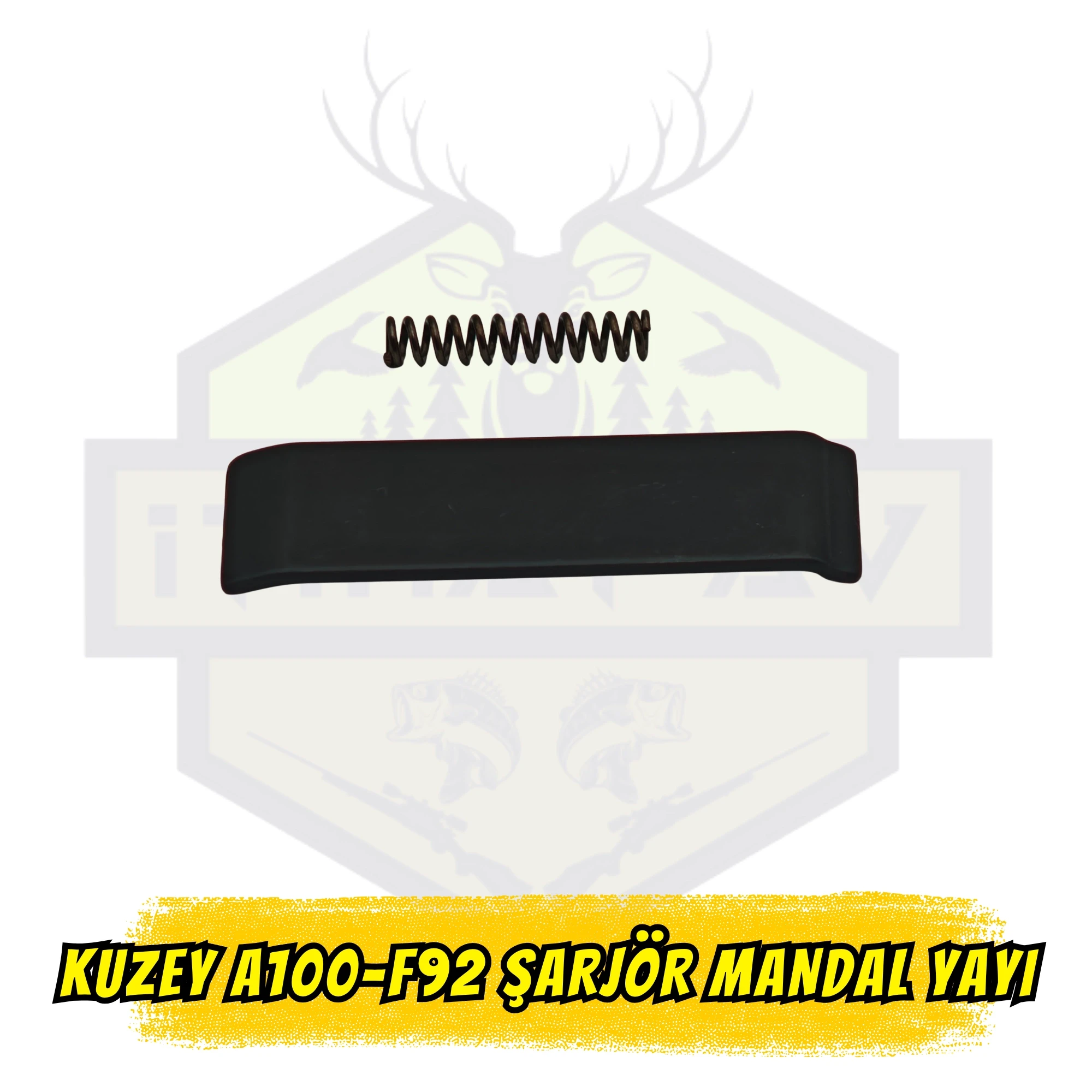 Kuzey A100 - F92 Kurusıkı Tabanca Şarjör Mandal Kapağı ve Yayı Seti