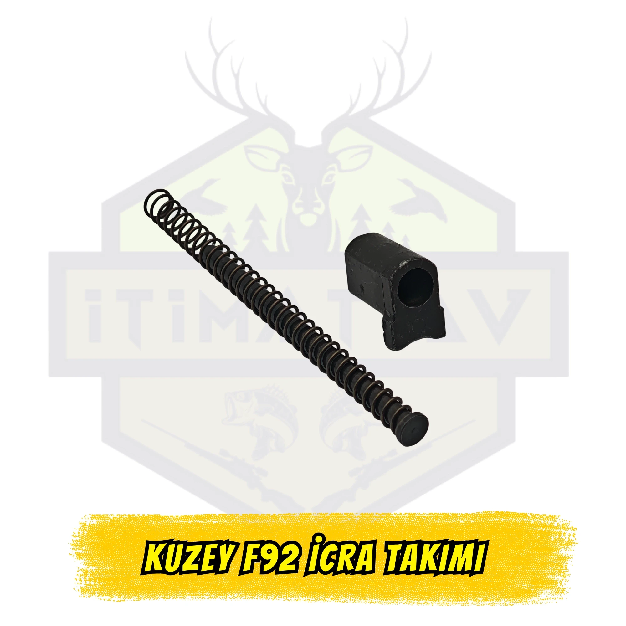 Kuzey F92 Kurusıkı Tabanca İcra Takımı - Orijinal İcra Mili ve Yayı Seti