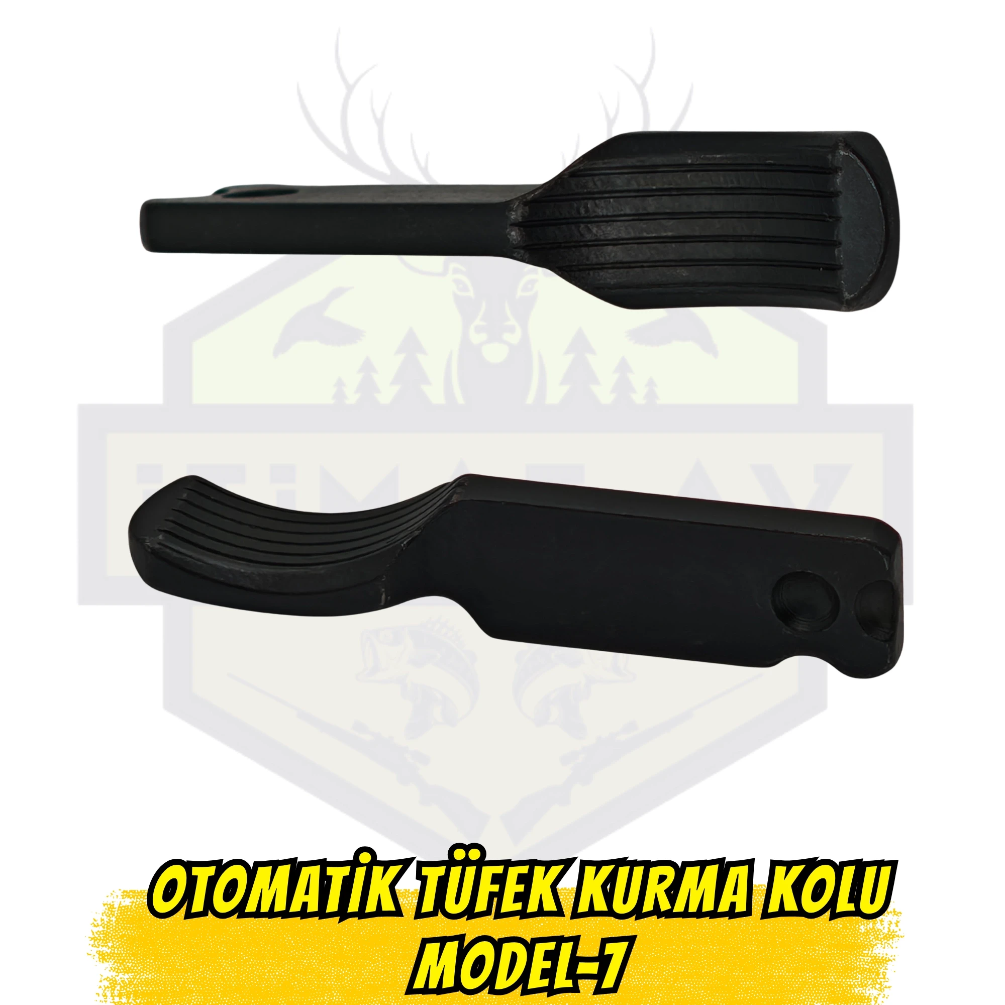 Üzümlü Eski Model Gazlı Otomatik Tüfek Kurma Kolu - Model 7 (Siyah)