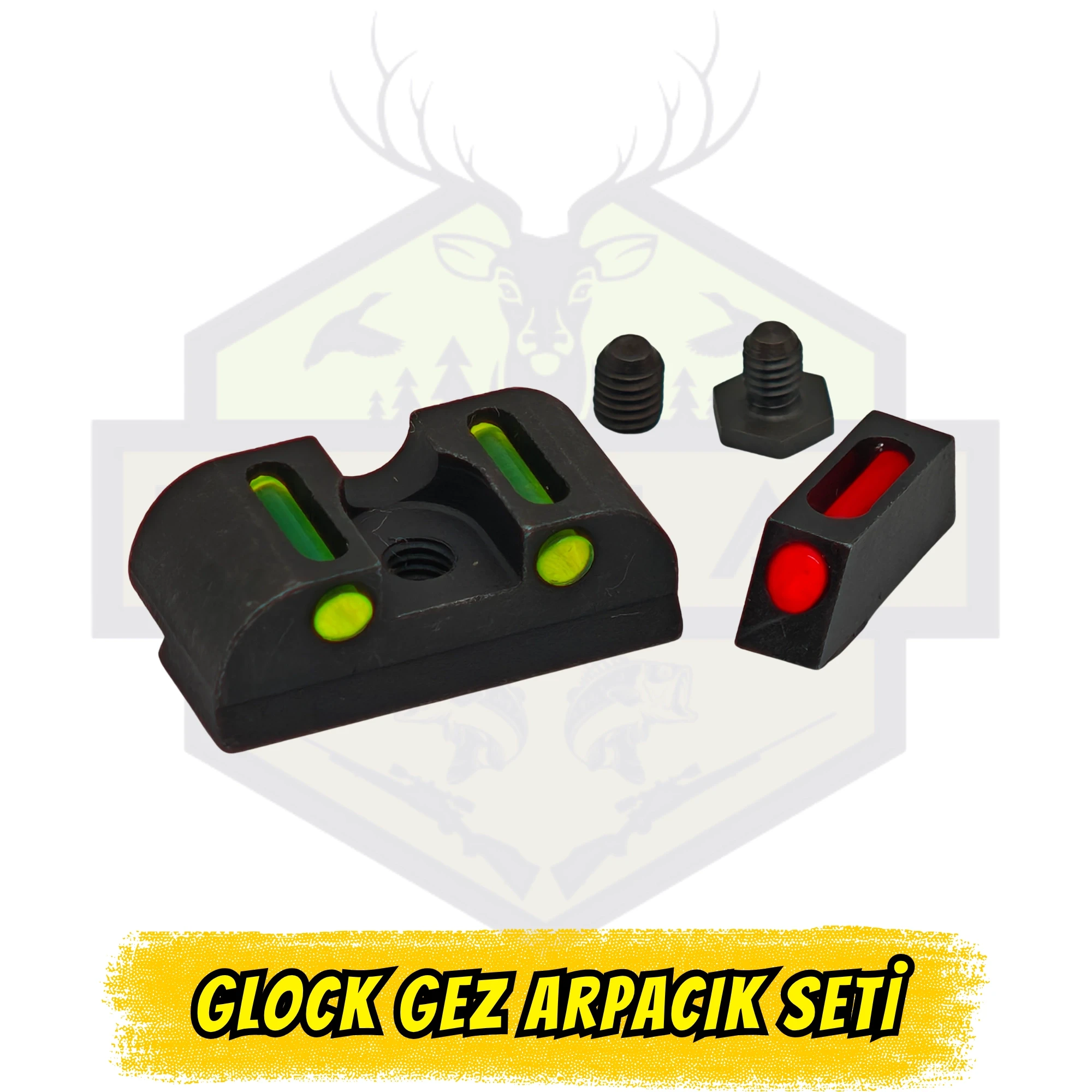 Glock Gez Arpacık Takımı - Kırmızı Arpacık & Yeşil Gez