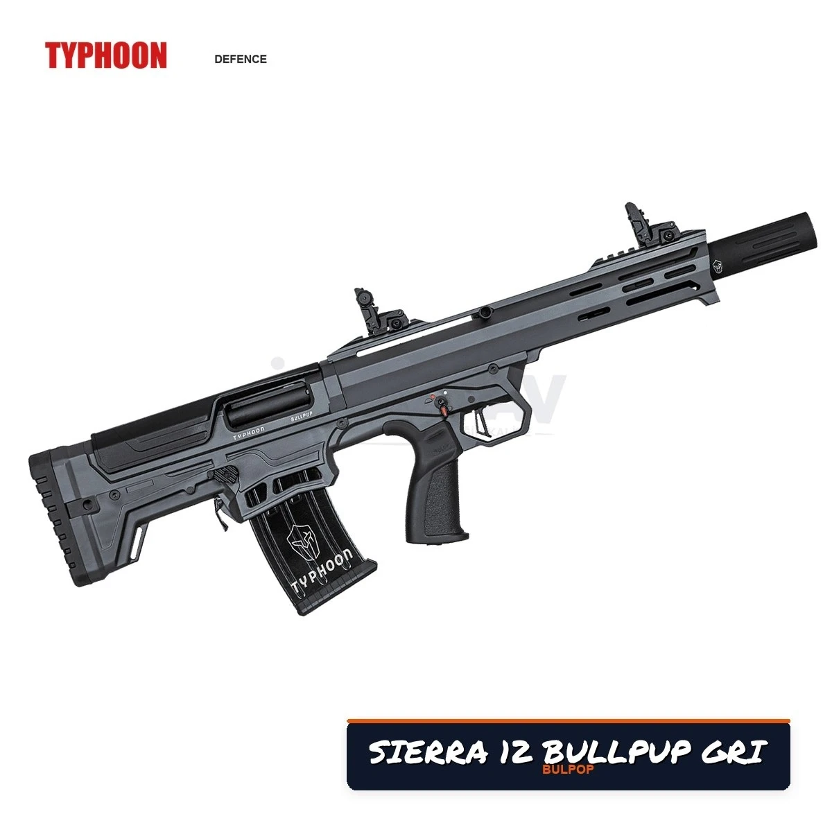 Typhoon Sierra 12 Bullpup Gri Şarjörlü Av Tüfeği