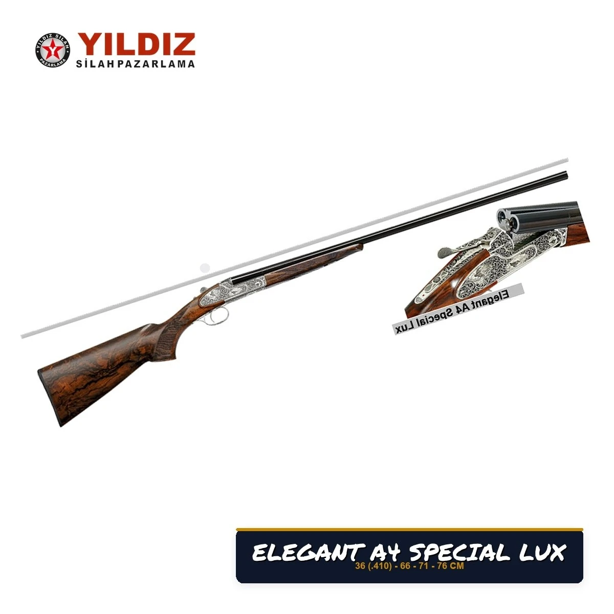 Yıldız ELEGANT A4 SPECIAL LUX Çifte Av Tüfeği