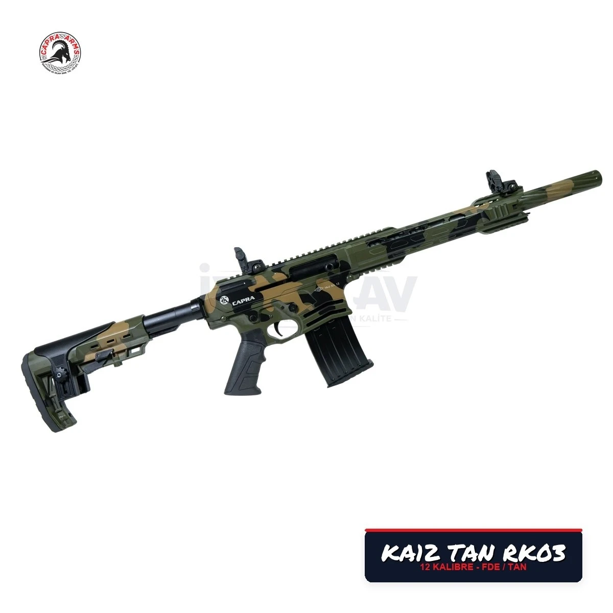 Capra KA12 Tan (RK03) Şarjörlü Yarı Otomatik Av Tüfeği