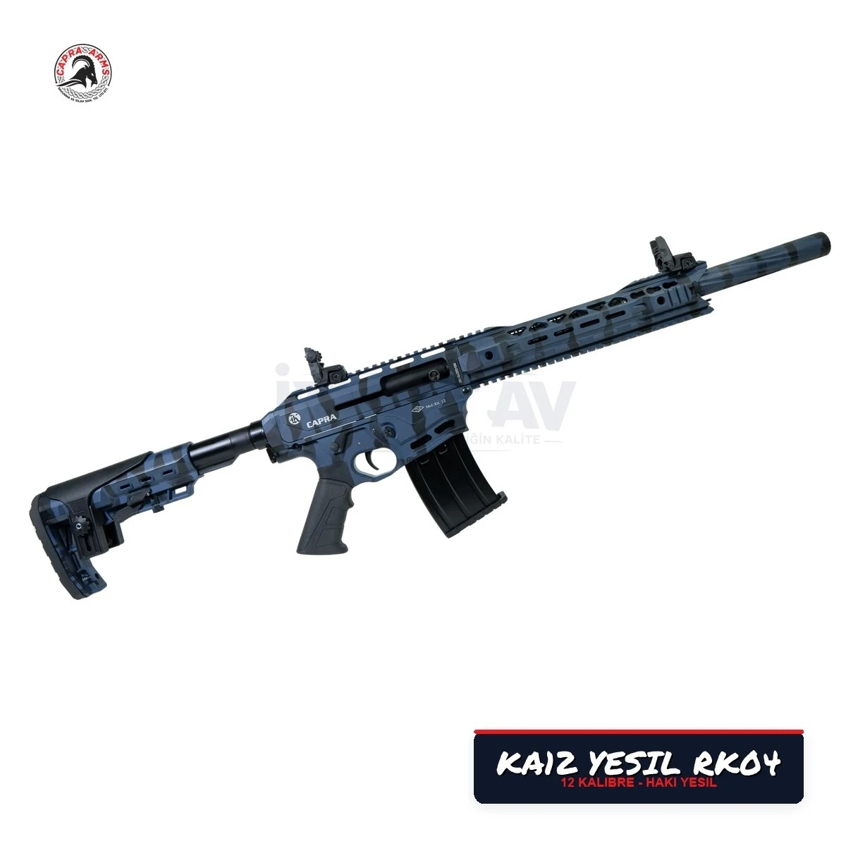 Capra KA12 Yeşil (RK04) Şarjörlü Yarı Otomatik Av Tüfeği