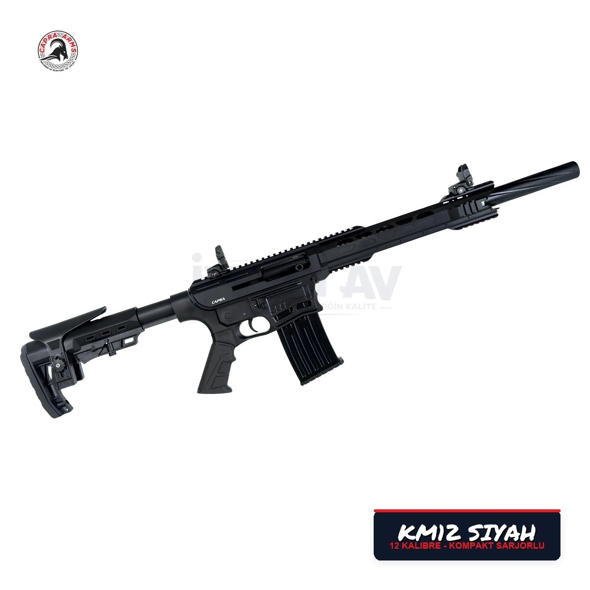 Capra KM12 Siyah Şarjörlü Yarı Otomatik Av Tüfeği