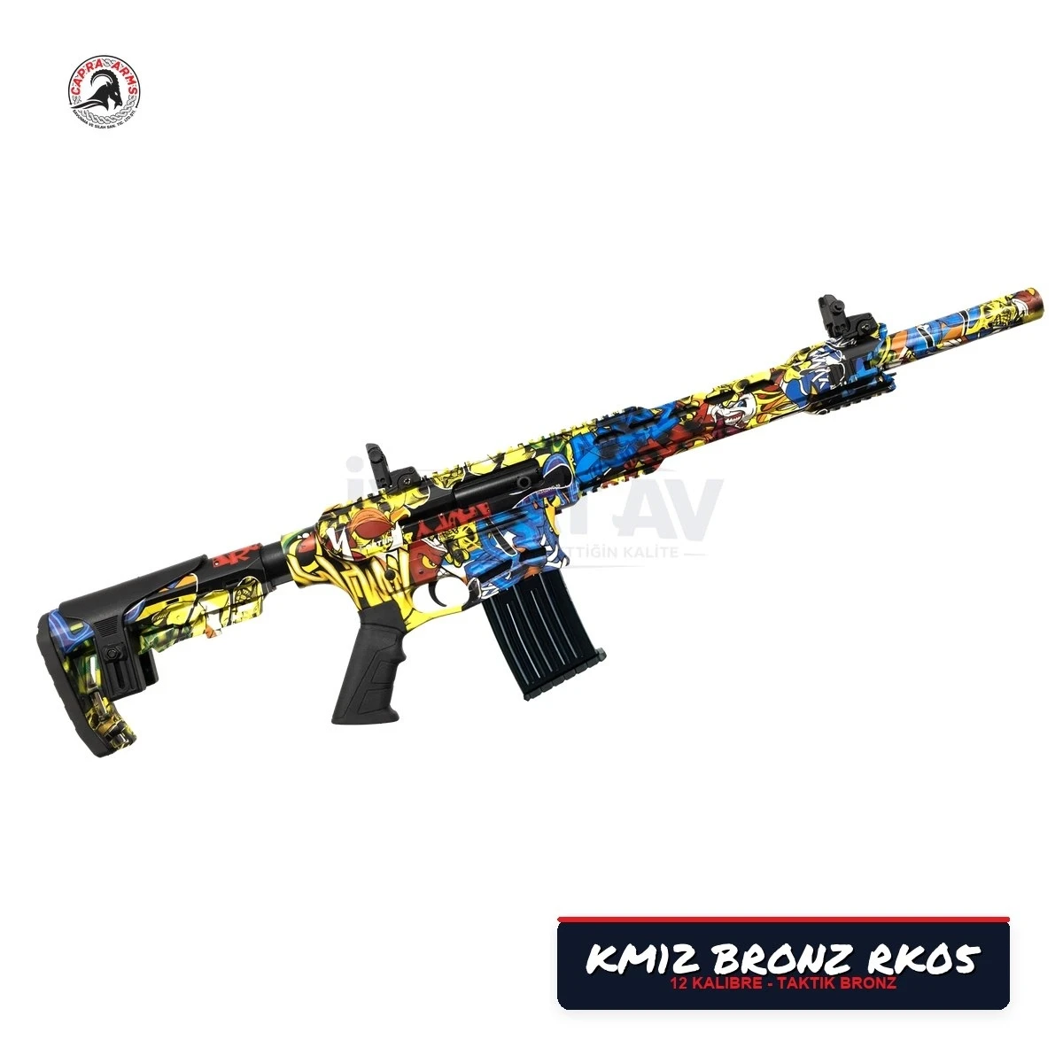 Capra KM12 Bronz (RK05) Şarjörlü Yarı Otomatik Av Tüfeği