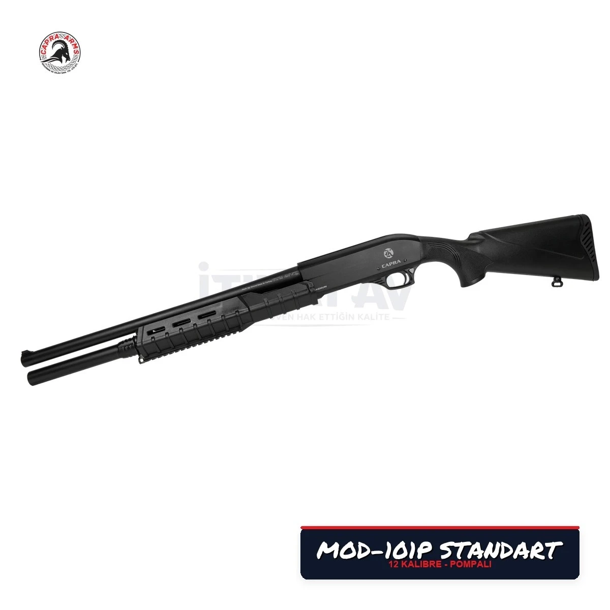 Capra MOD-101P Standart Siyah Plastik Pompalı Av Tüfeği