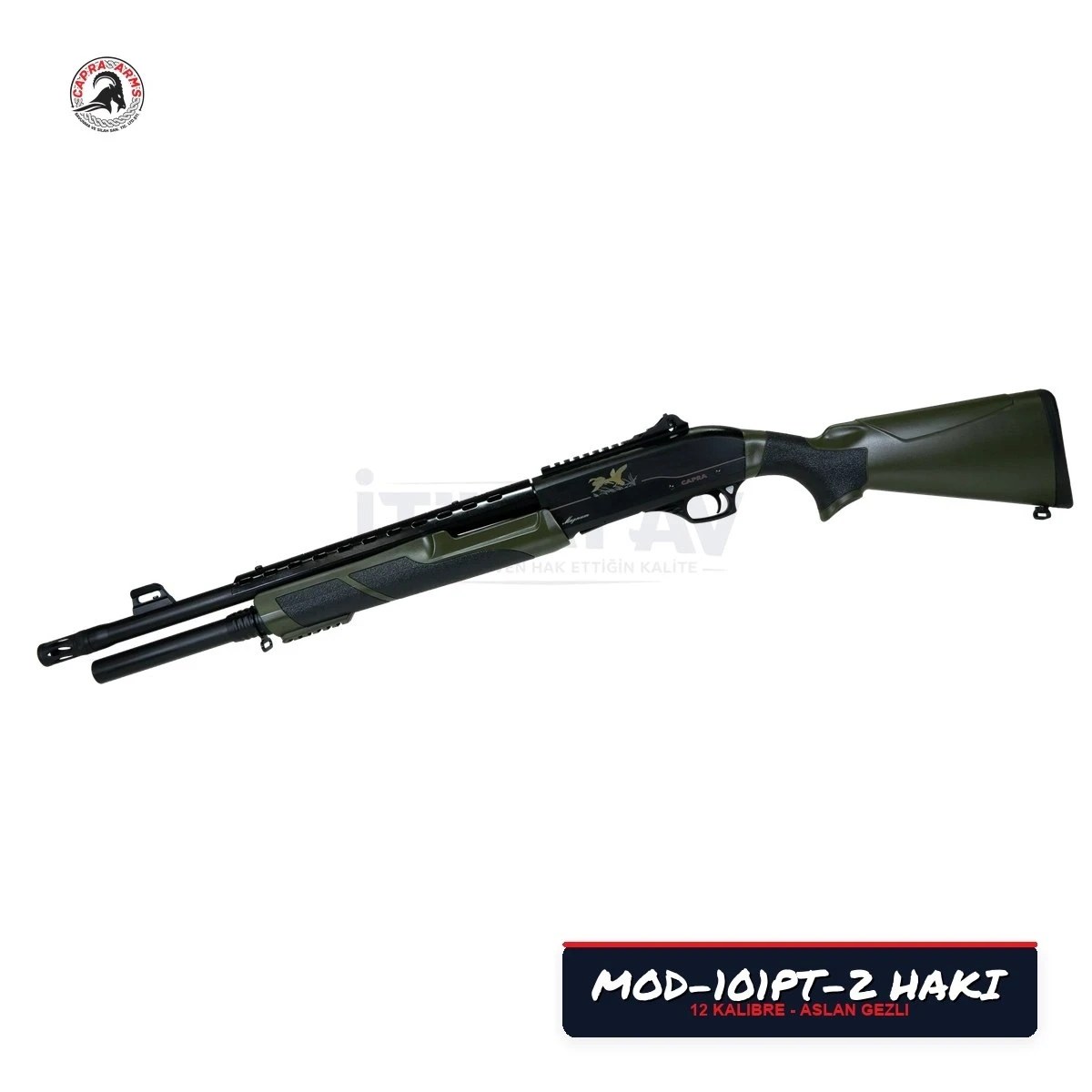 Capra MOD-101PT-2 Tactical Aslan Gezli Haki Pompalı Av Tüfeği
