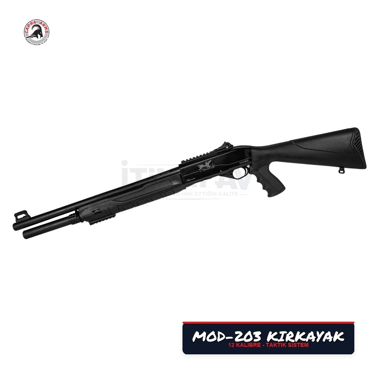 Capra MOD-203 Tactical Kırkayaklı Yarı Otomatik Av Tüfeği