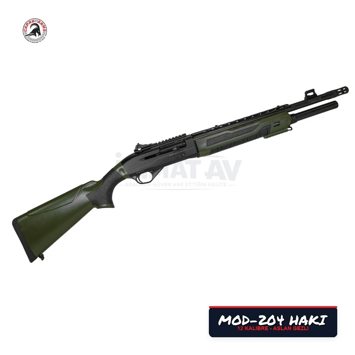 Capra MOD-204 Tactical Aslan Gezli Haki Yarı Otomatik Av Tüfeği