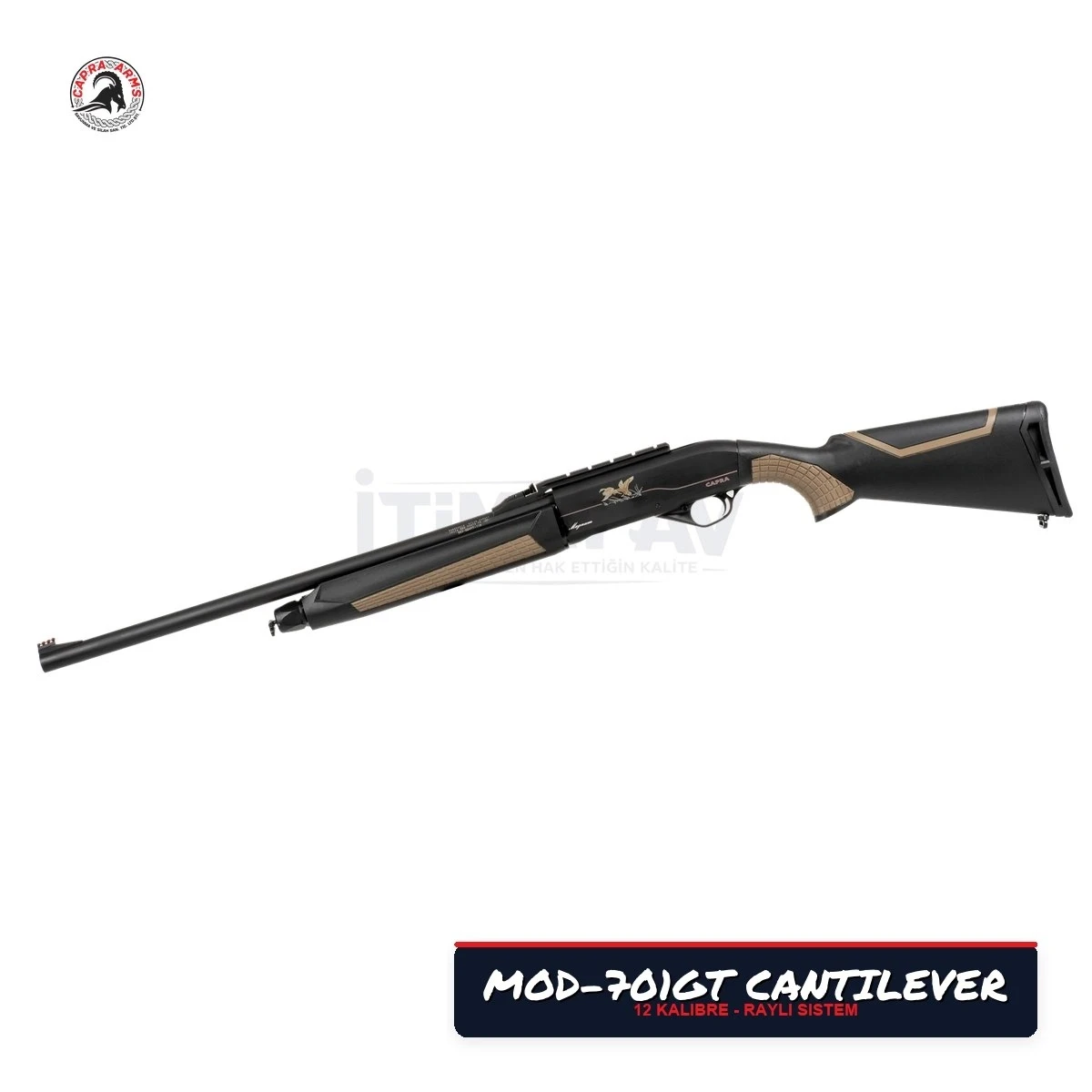 Capra MOD-701GT Cantilever Gazlı Yarı Otomatik Av Tüfeği