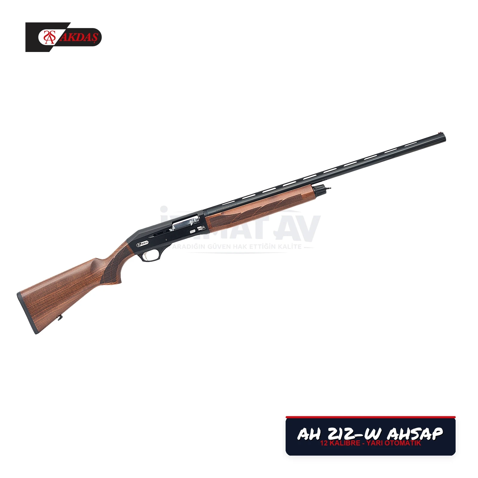 AKDAŞ AH 212-W AHŞAP YARI OTOMATİK AV TÜFEĞİ