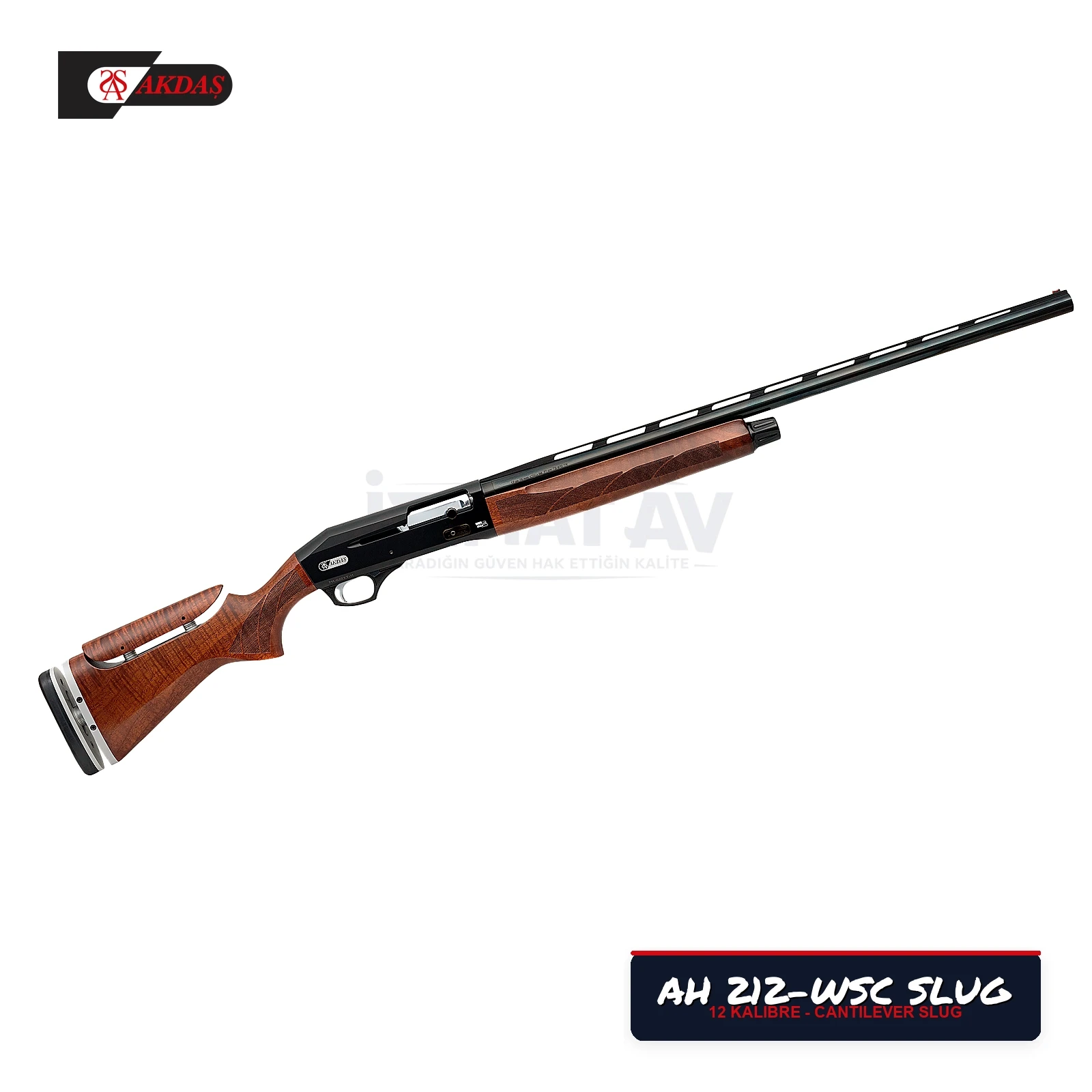 AKDAŞ AH 212-WSC CANTILEVER SLUG YARI OTOMATİK AV TÜFEĞİ