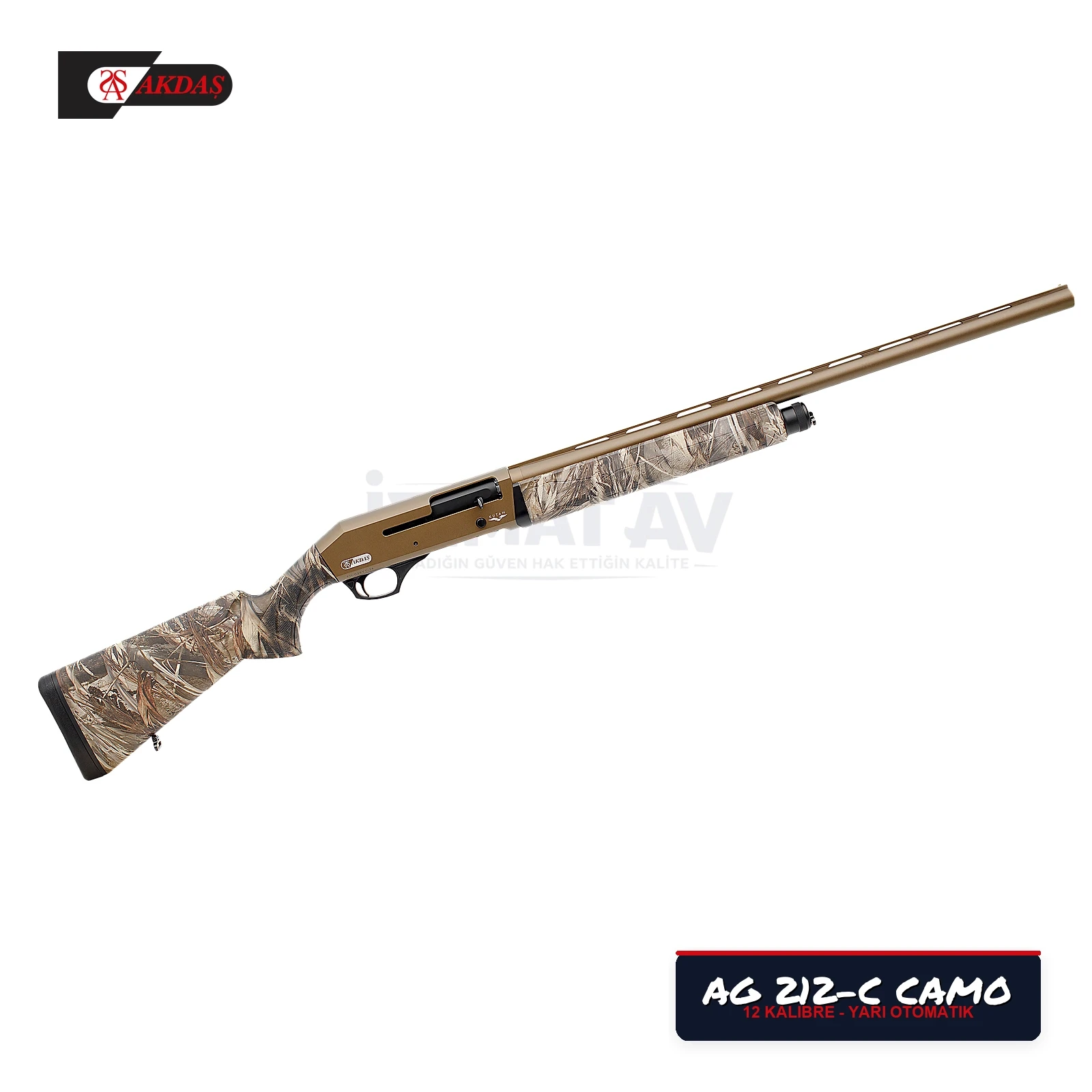 AKDAŞ AG 212-C CAMO YARI OTOMATİK AV TÜFEĞİ
