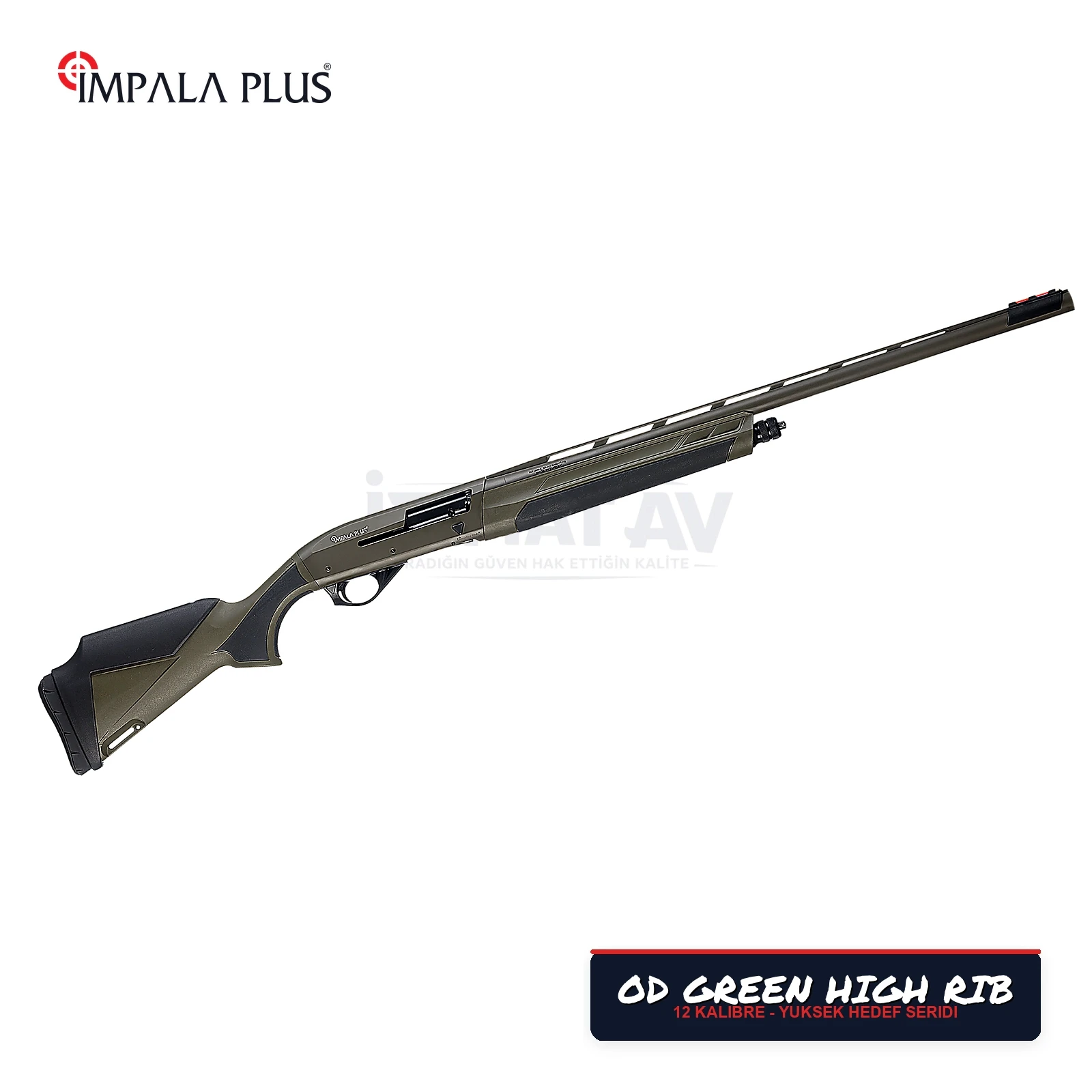 İmpala Plus O.D. Green High Rib Barrel Şeritli Yarı Otomatik Av Tüfeği