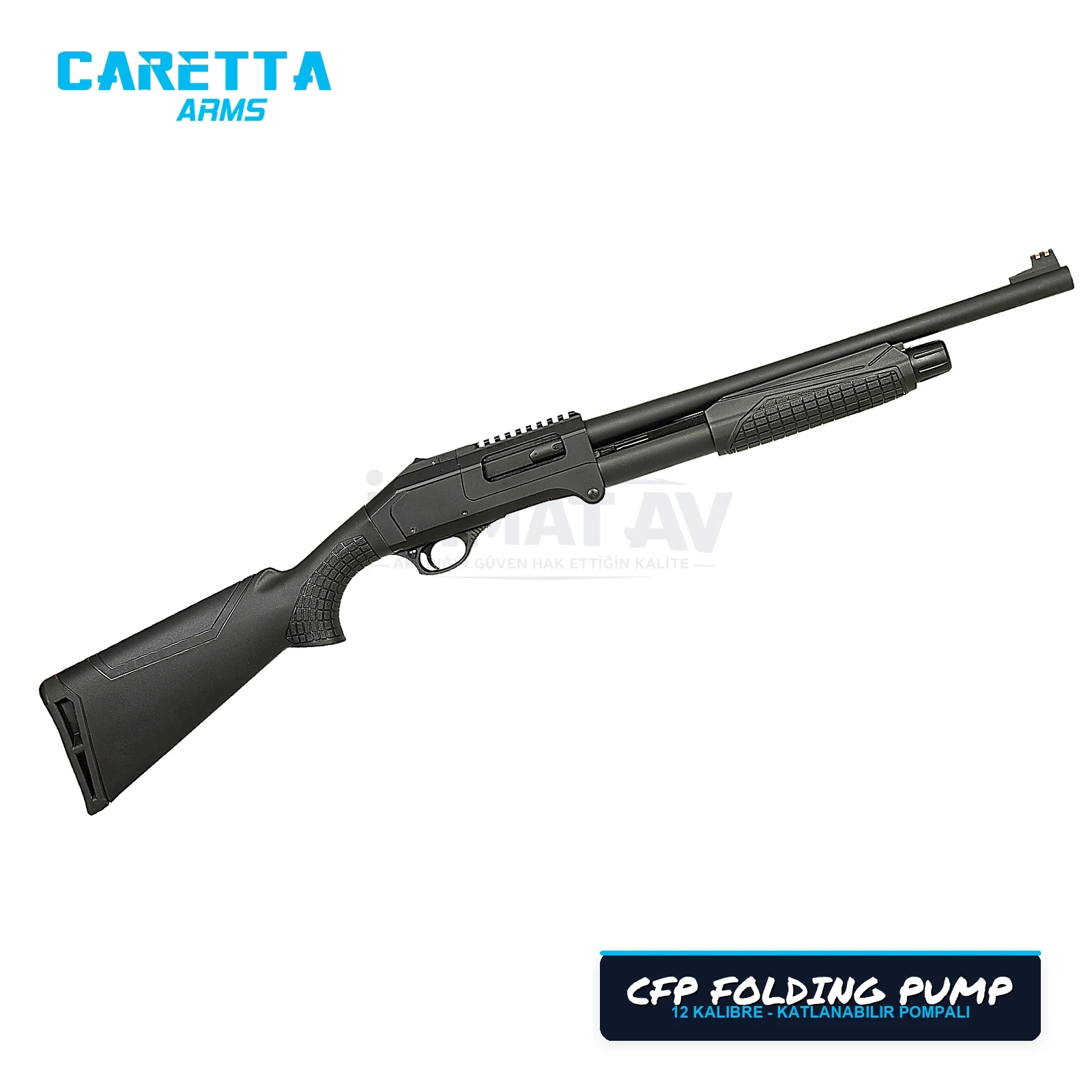 Caretta CFP Katlanır Pompalı Av Tüfeği 12 Kalibre