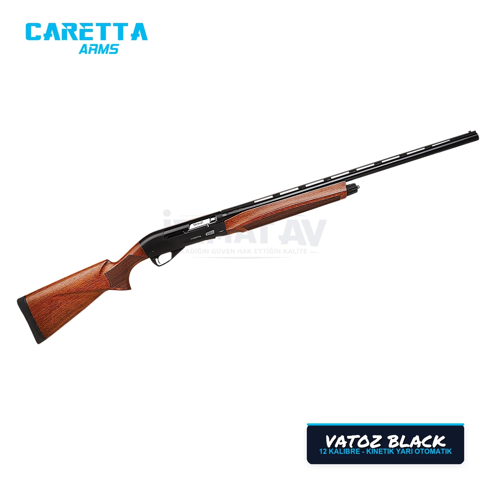 Caretta VATOZ Siyah Sentetik Kinetik Av Tüfeği 12 Kalibre