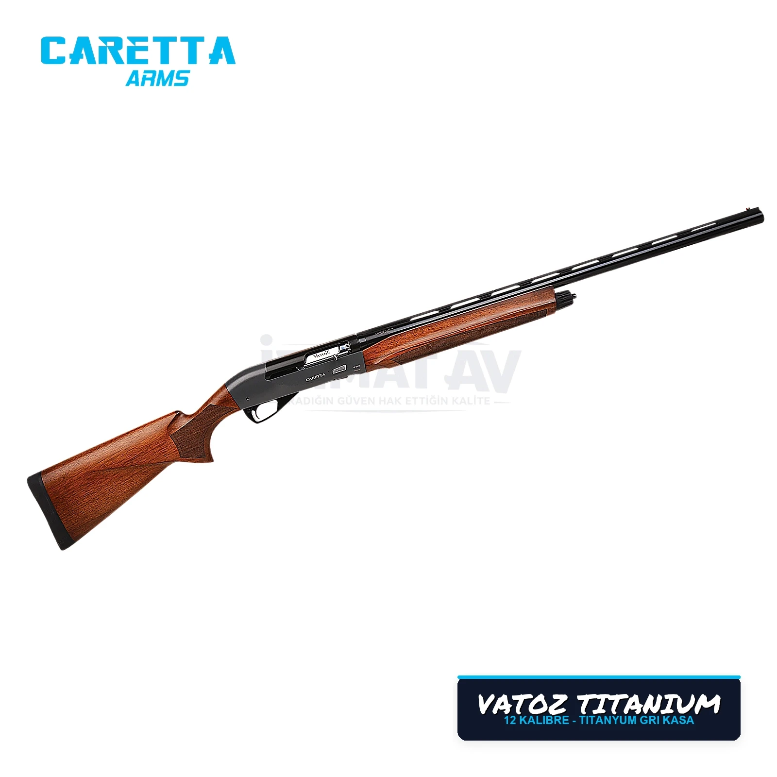 Caretta VATOZ Titanyum Gri Kinetik Av Tüfeği 12 Kalibre