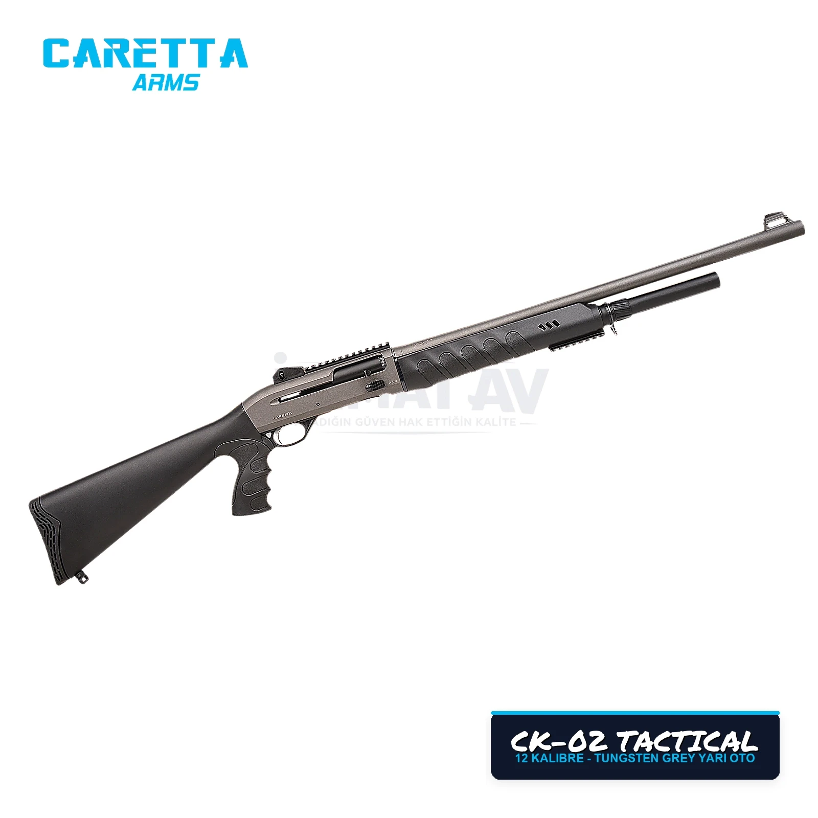 Caretta CK-02 Tactical Grey Yarı Otomatik Av Tüfeği 12 Kalibre