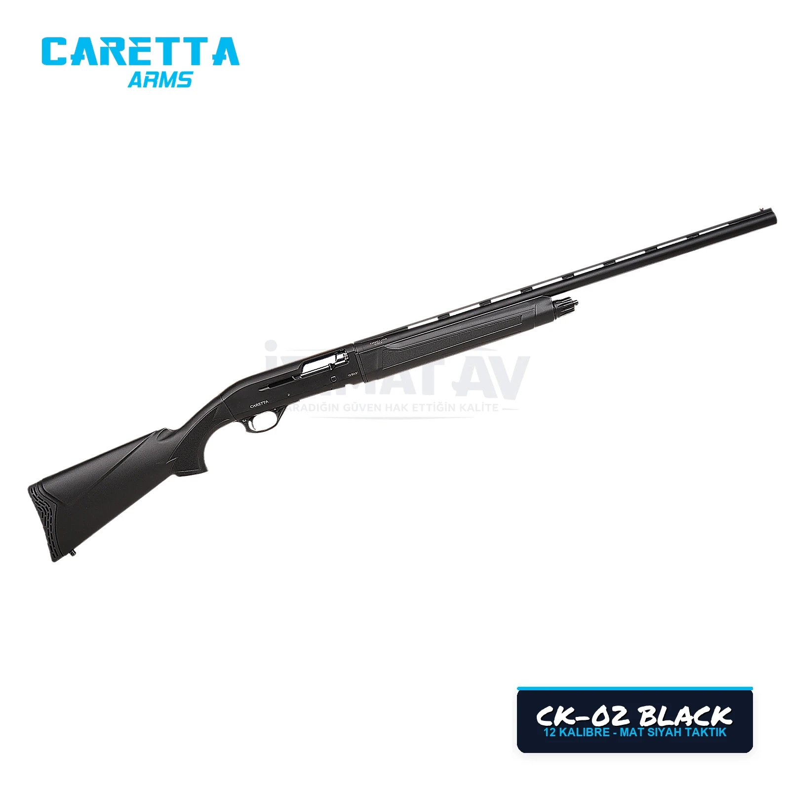 Caretta CK-02 Tactical Black Yarı Otomatik Av Tüfeği 12 Kalibre