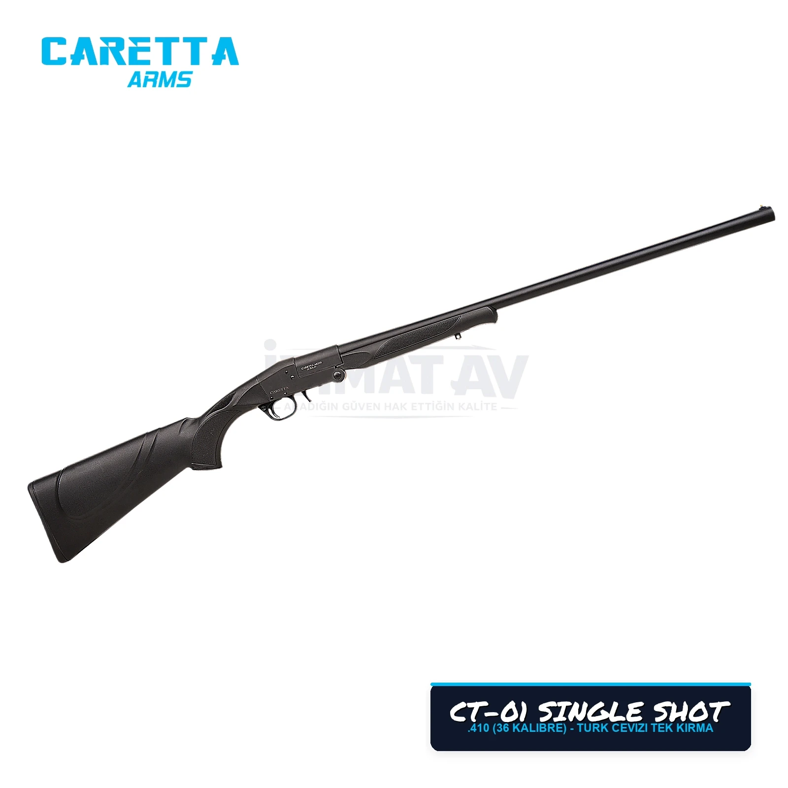 Caretta CT-01 Tek Kırma Av Tüfeği 36 Kalibre (.410)