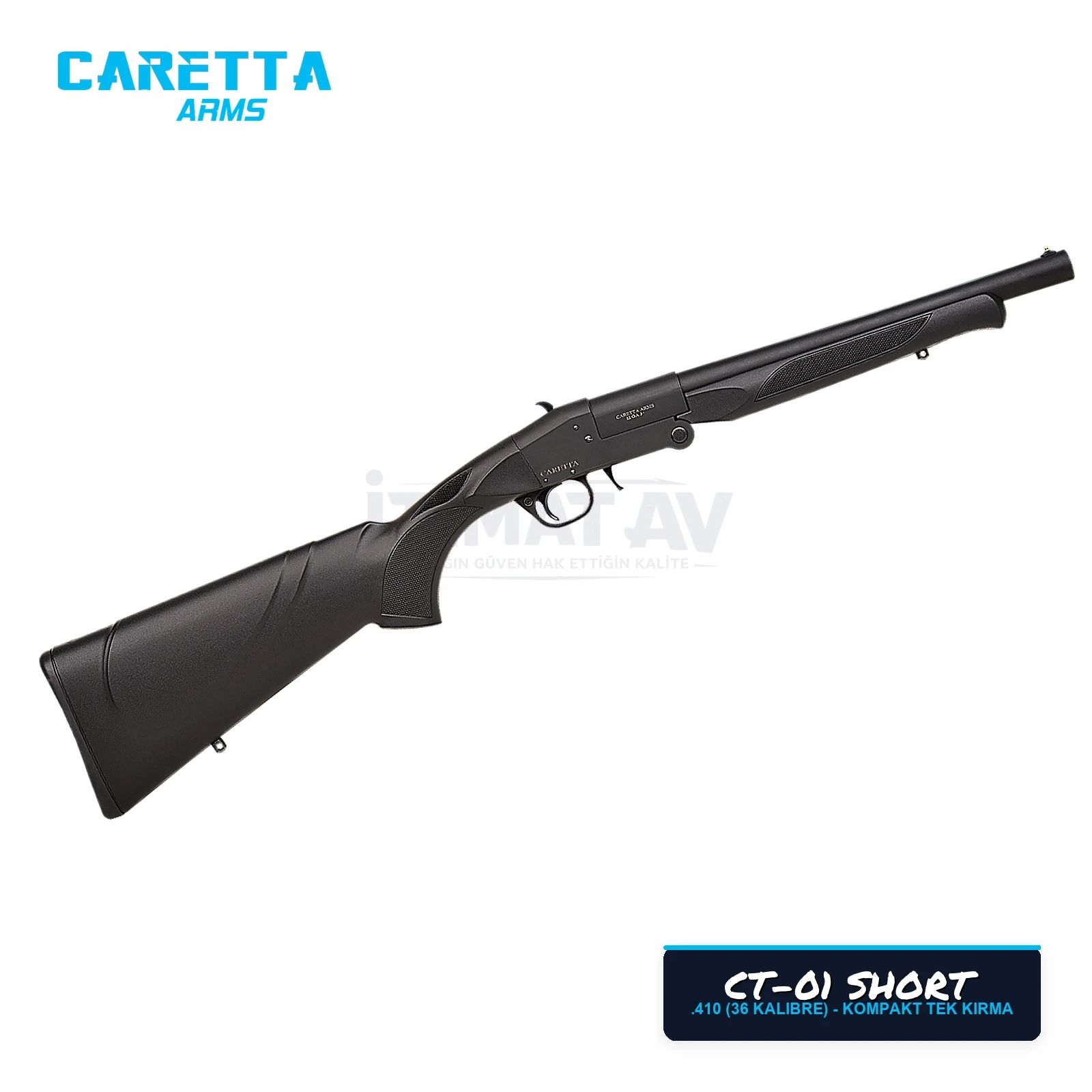 Caretta CT-01 Short Kısa Tek Kırma Av Tüfeği 36 Kalibre (.410)