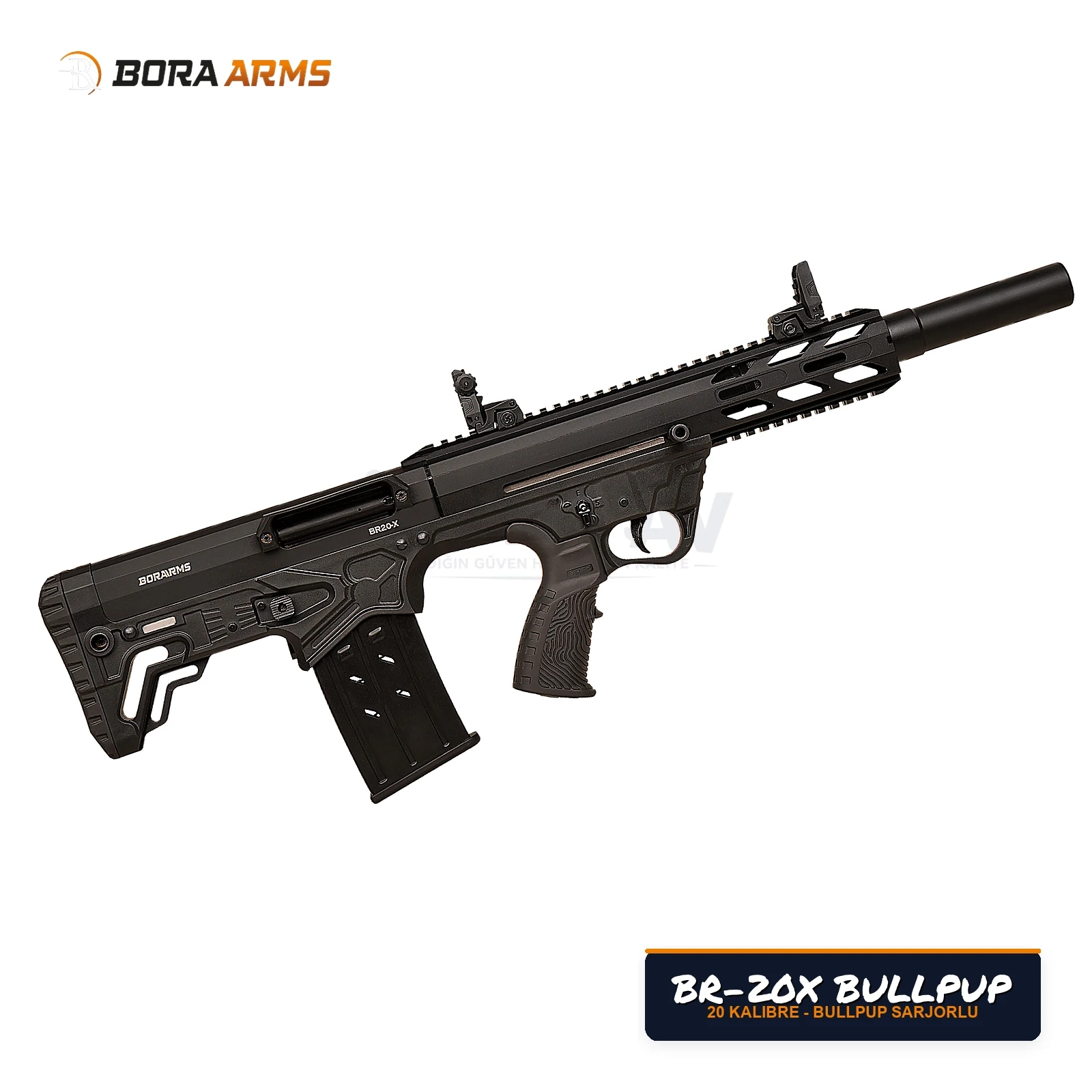 Bora Arms BR-20X Bullpup Siyah 20 Kalibre Av Tüfeği