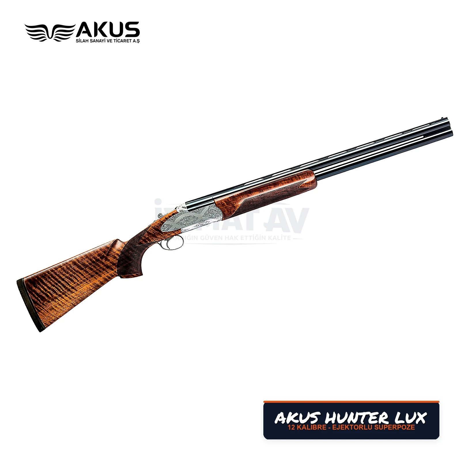 Akus Hunter Lux Ejektörlü Süperpoze Av Tüfeği