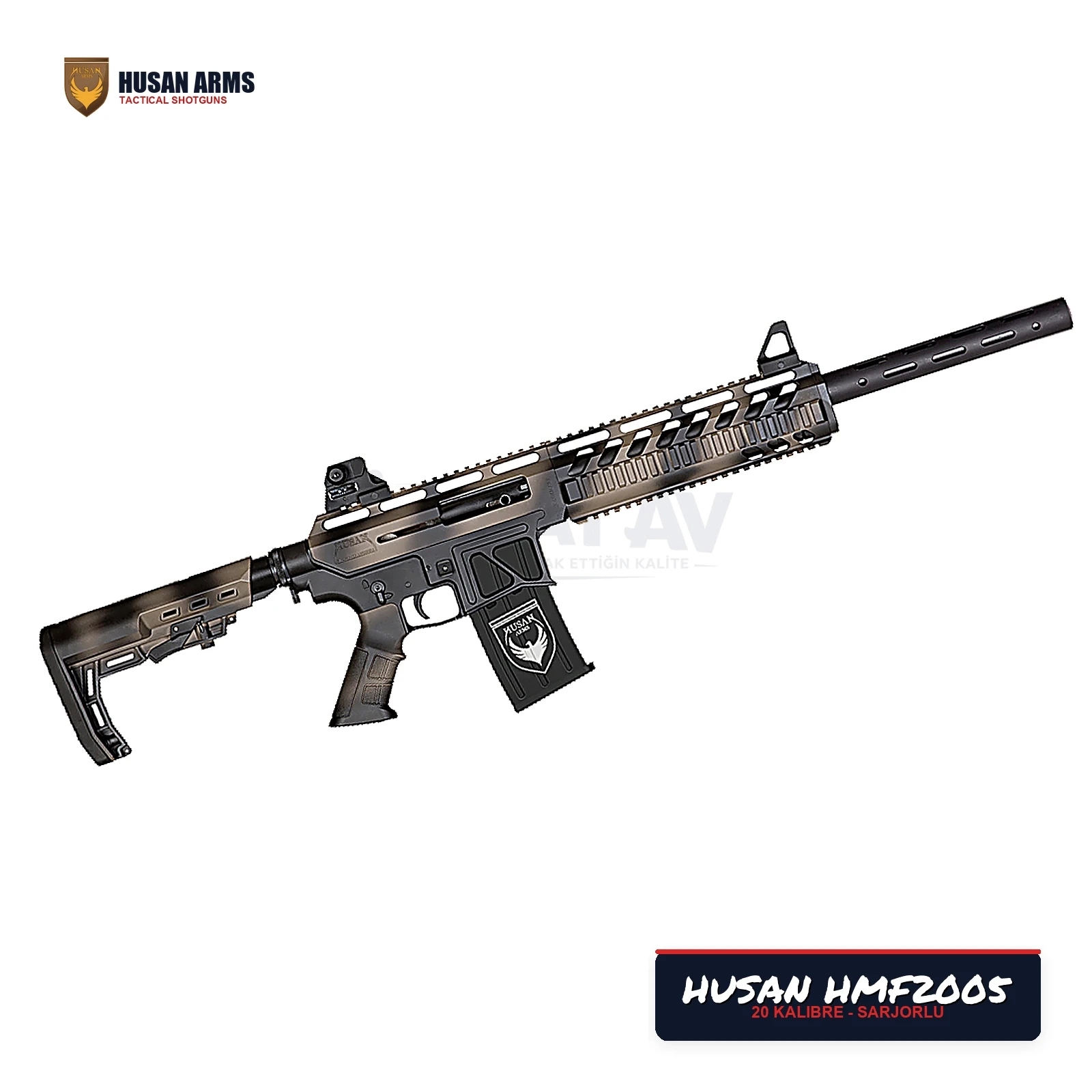 Husan Arms HMF2005 Metal Force 20 Kalibre Şarjörlü Av Tüfeği