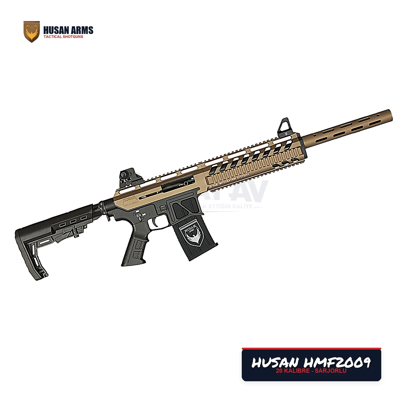 Husan Arms HMF2009 Metal Force 20 Kalibre Şarjörlü Av Tüfeği