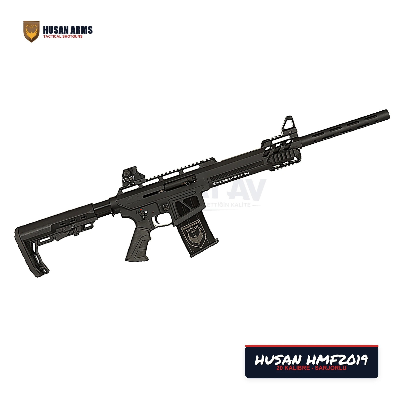 Husan Arms HMF2019 Metal Force 20 Kalibre Şarjörlü Av Tüfeği
