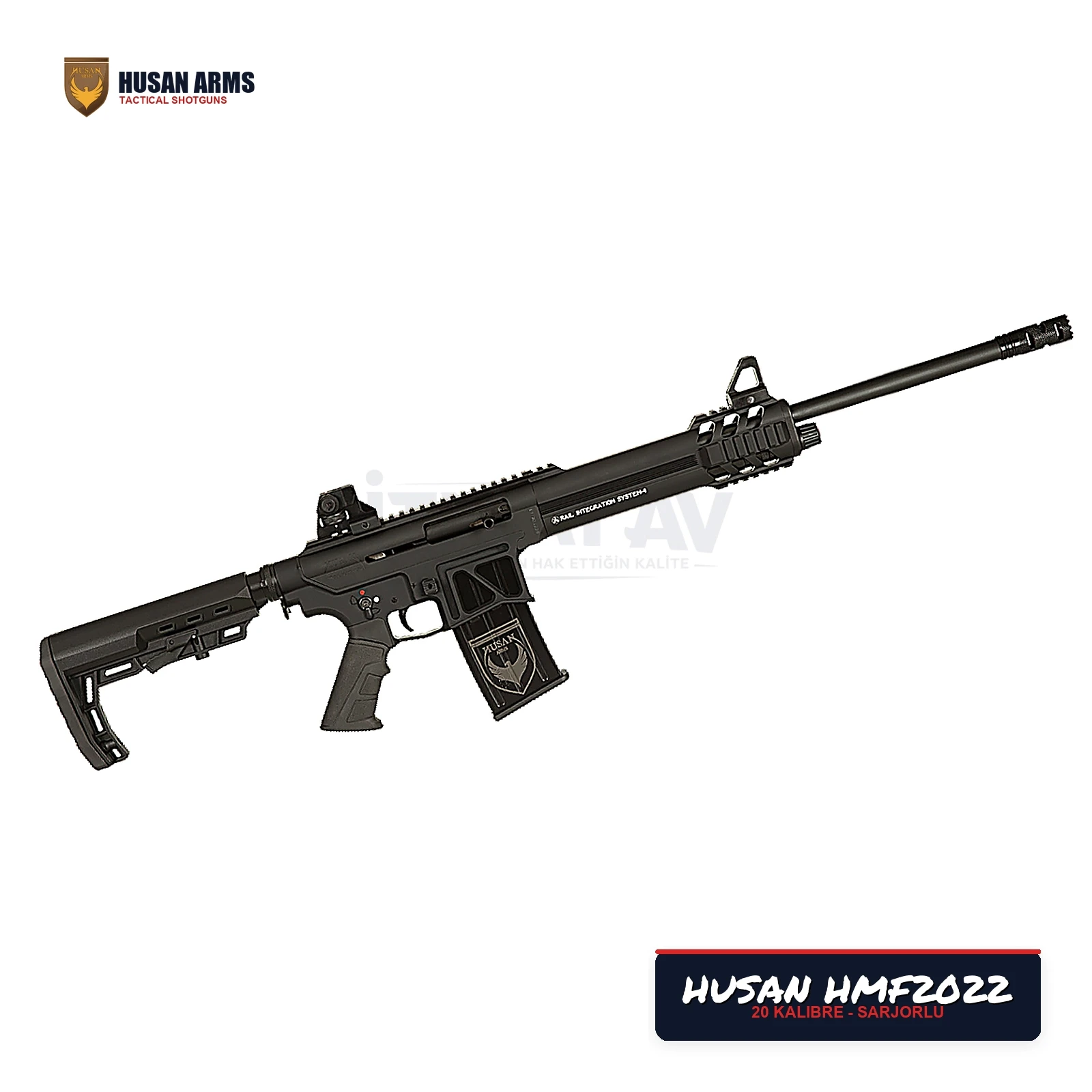 Husan Arms HMF2022 Metal Force 20 Kalibre Şarjörlü Av Tüfeği