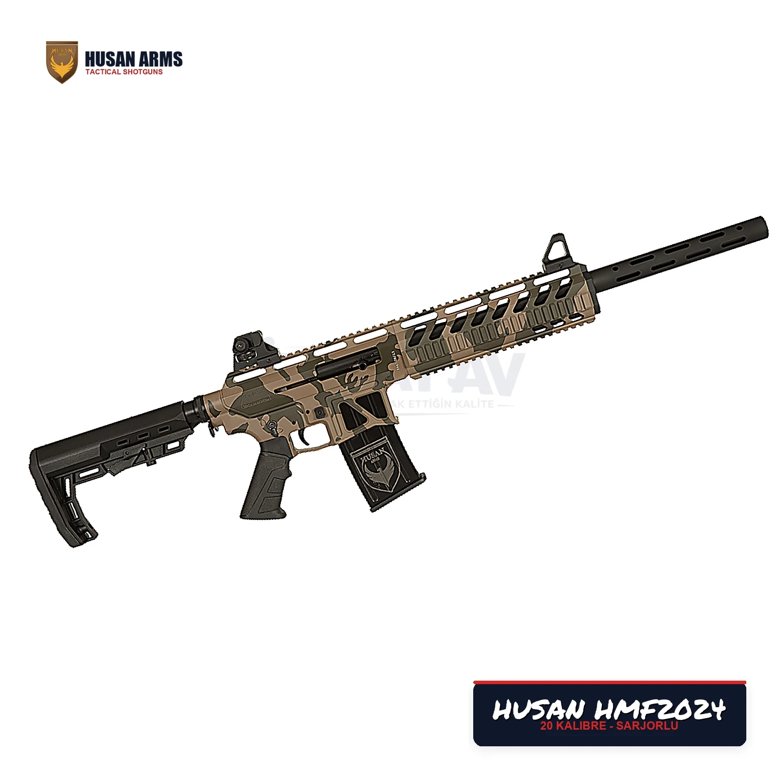 Husan Arms HMF2024 Metal Force 20 Kalibre Şarjörlü Av Tüfeği