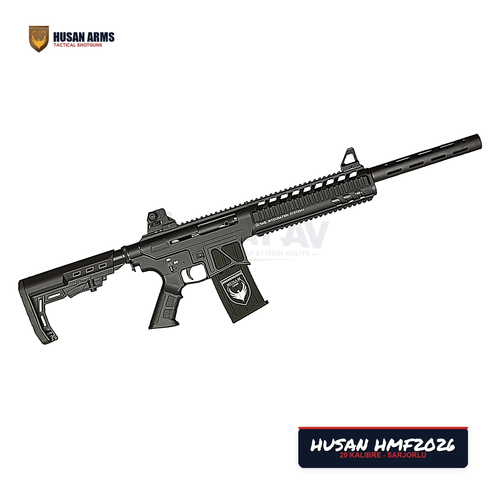 Husan Arms HMF2026 Metal Force 20 Kalibre Şarjörlü Av Tüfeği